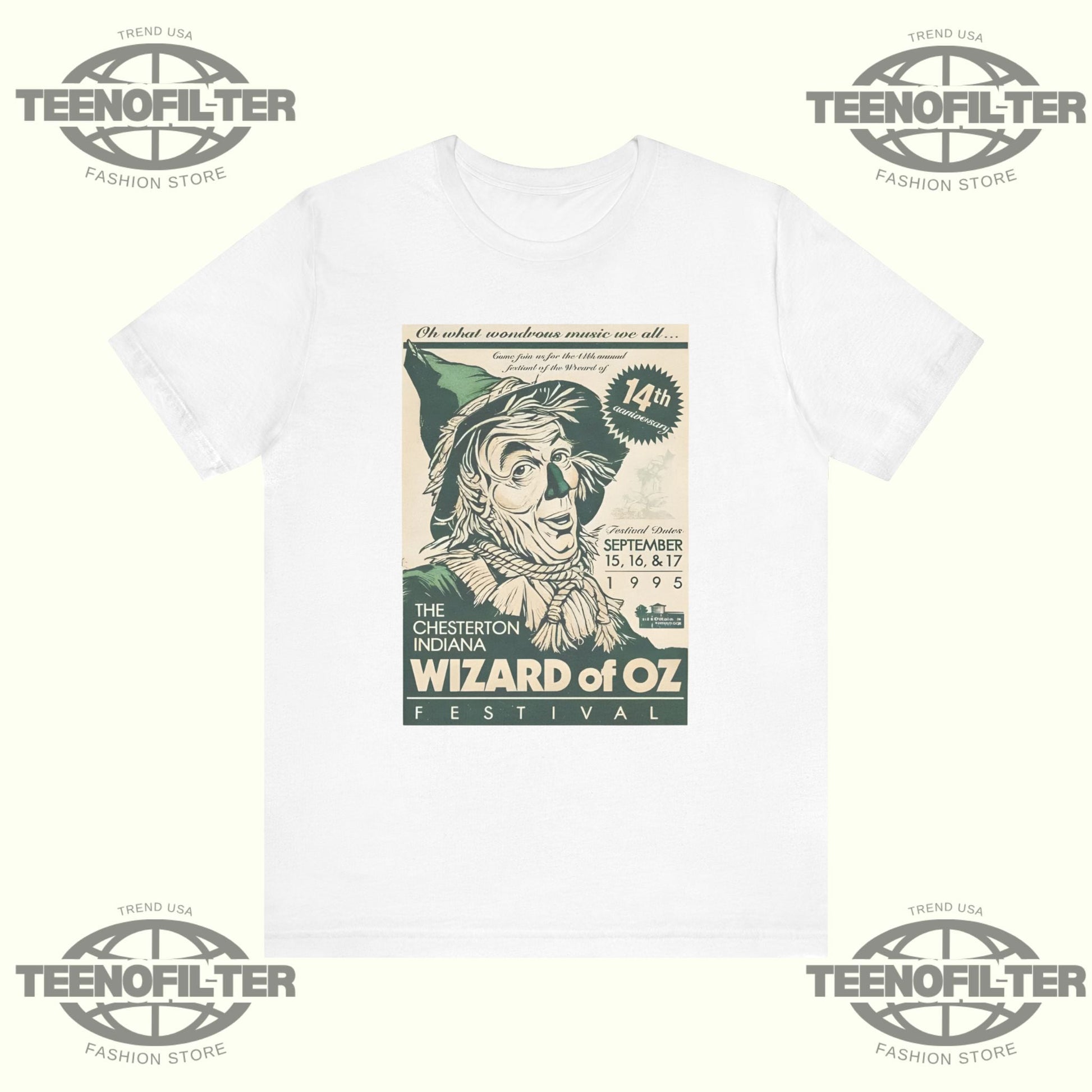 Chaesterton Indiana Wizard of Oz T-Shirt Printify