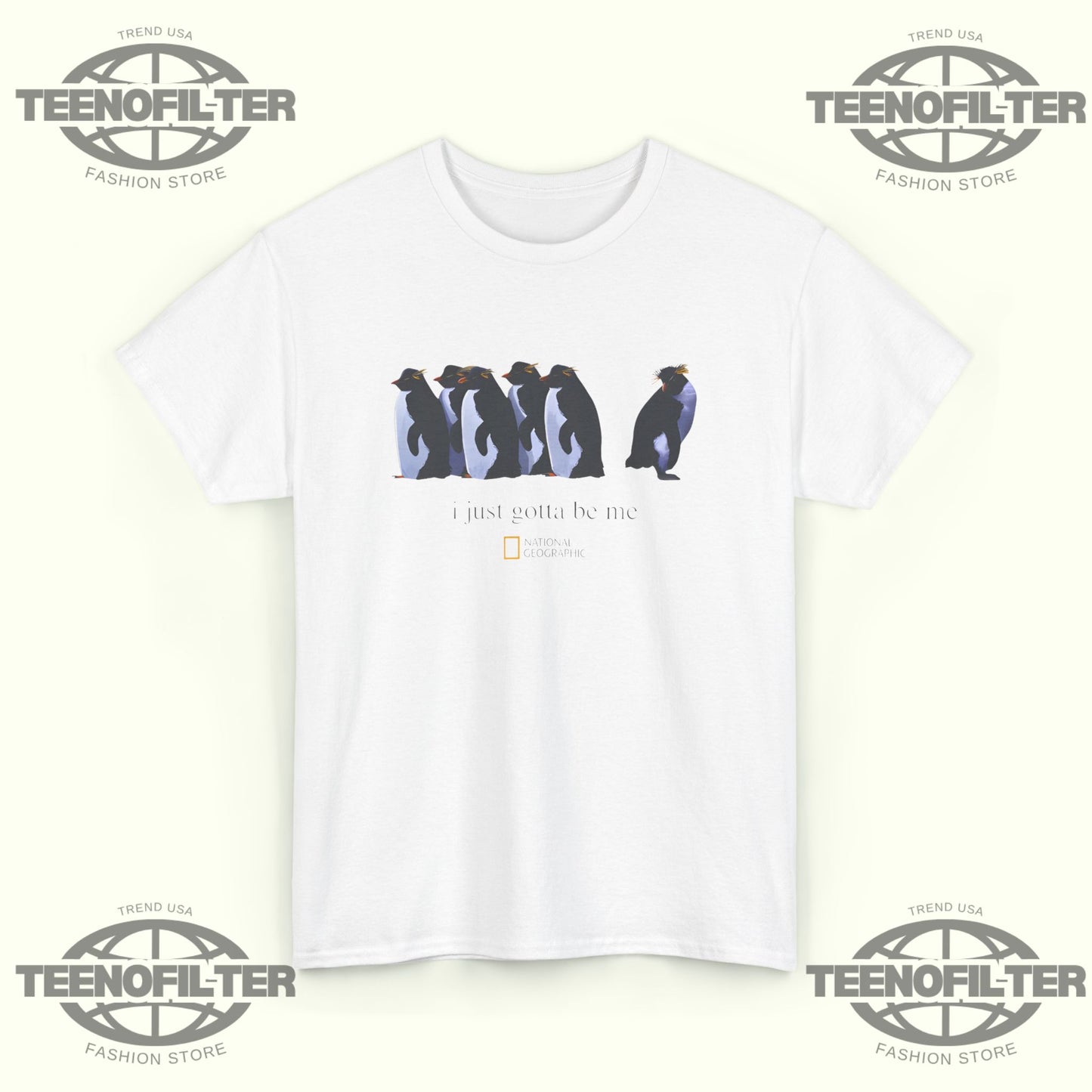 I Just Gotta Be Me Nihilist Penguin T-Shirt - Tee No Filter
