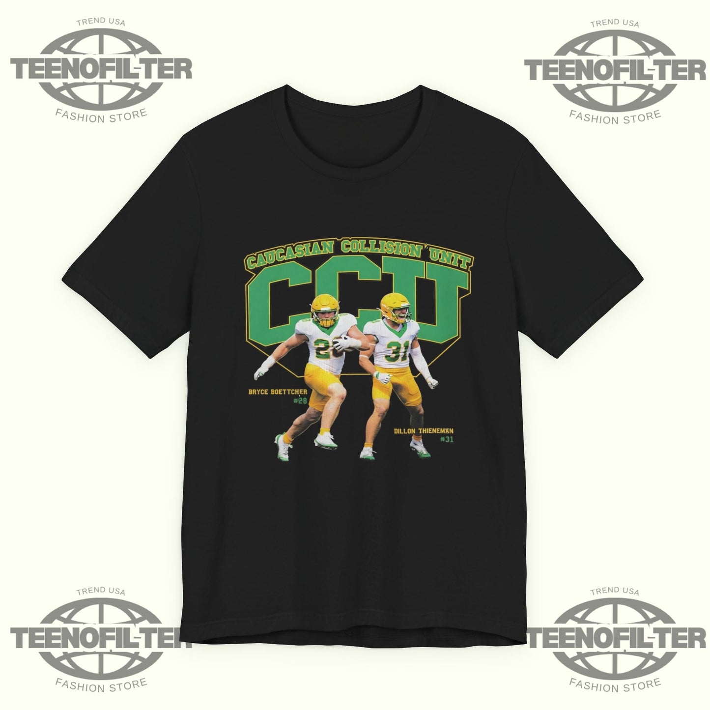 Bryce Boettcher and Dillon Thieneman Wearing CCU T-Shirt Printify