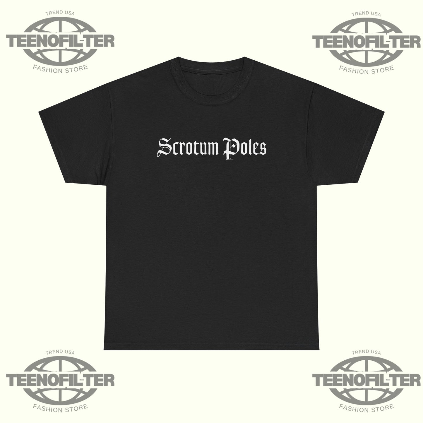 Scrotum Poles T-shirt - Tee No Filter