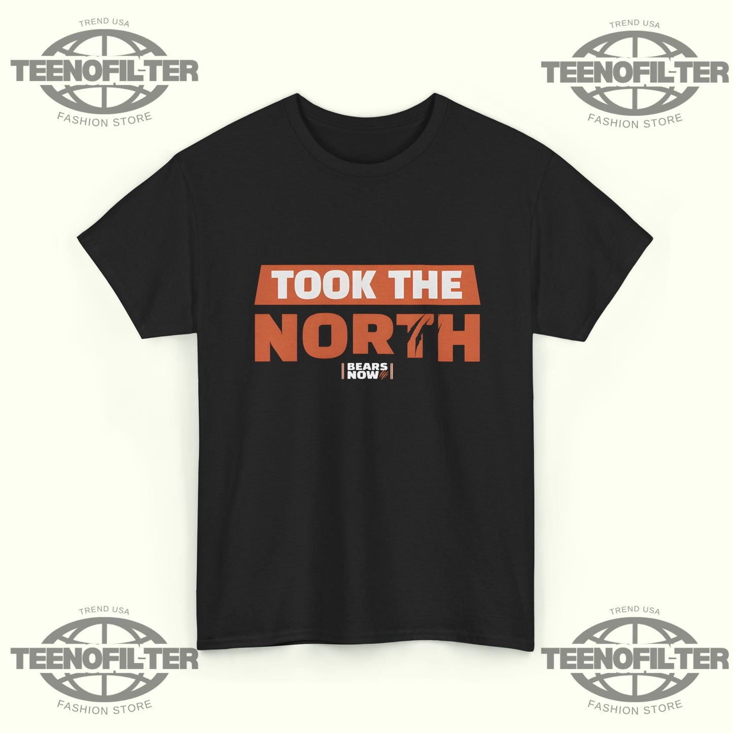 Took The North Bears Now T-Shirt – Celebrate Chicago Bears’ Dominance in Style Printify