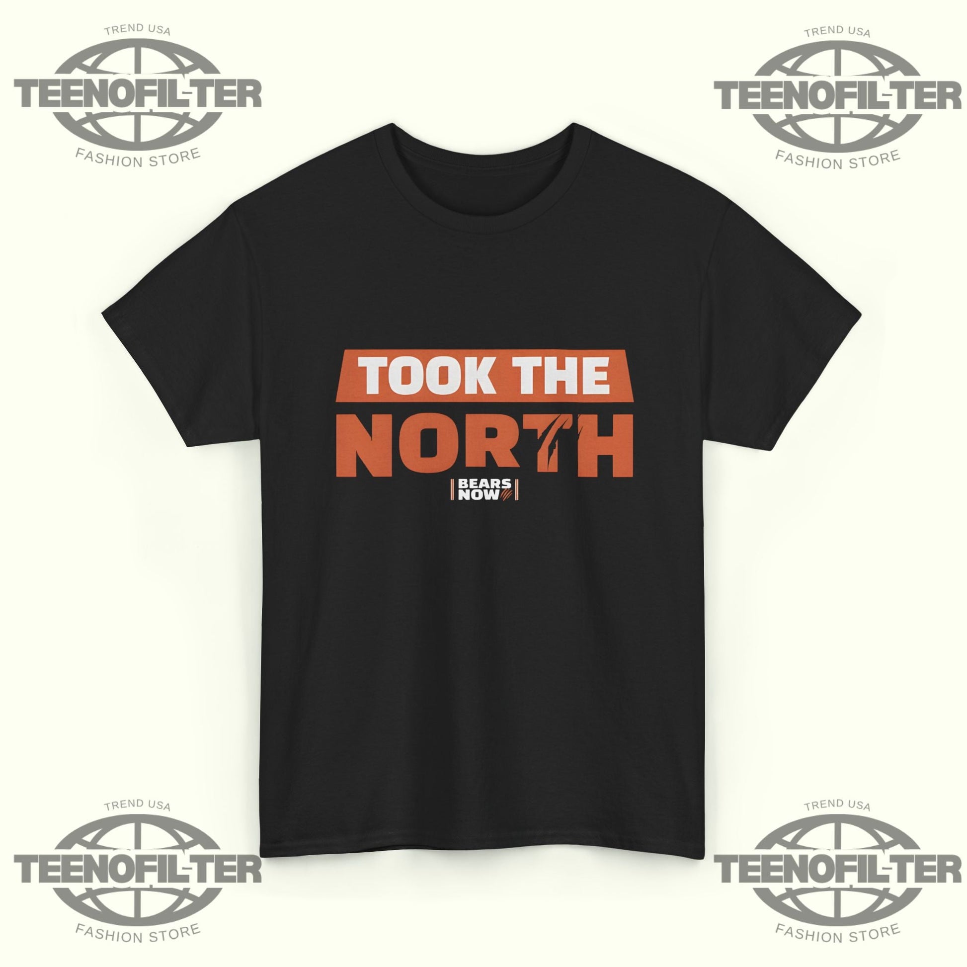 Took The North Bears Now T-Shirt – Celebrate Chicago Bears’ Dominance in Style Printify