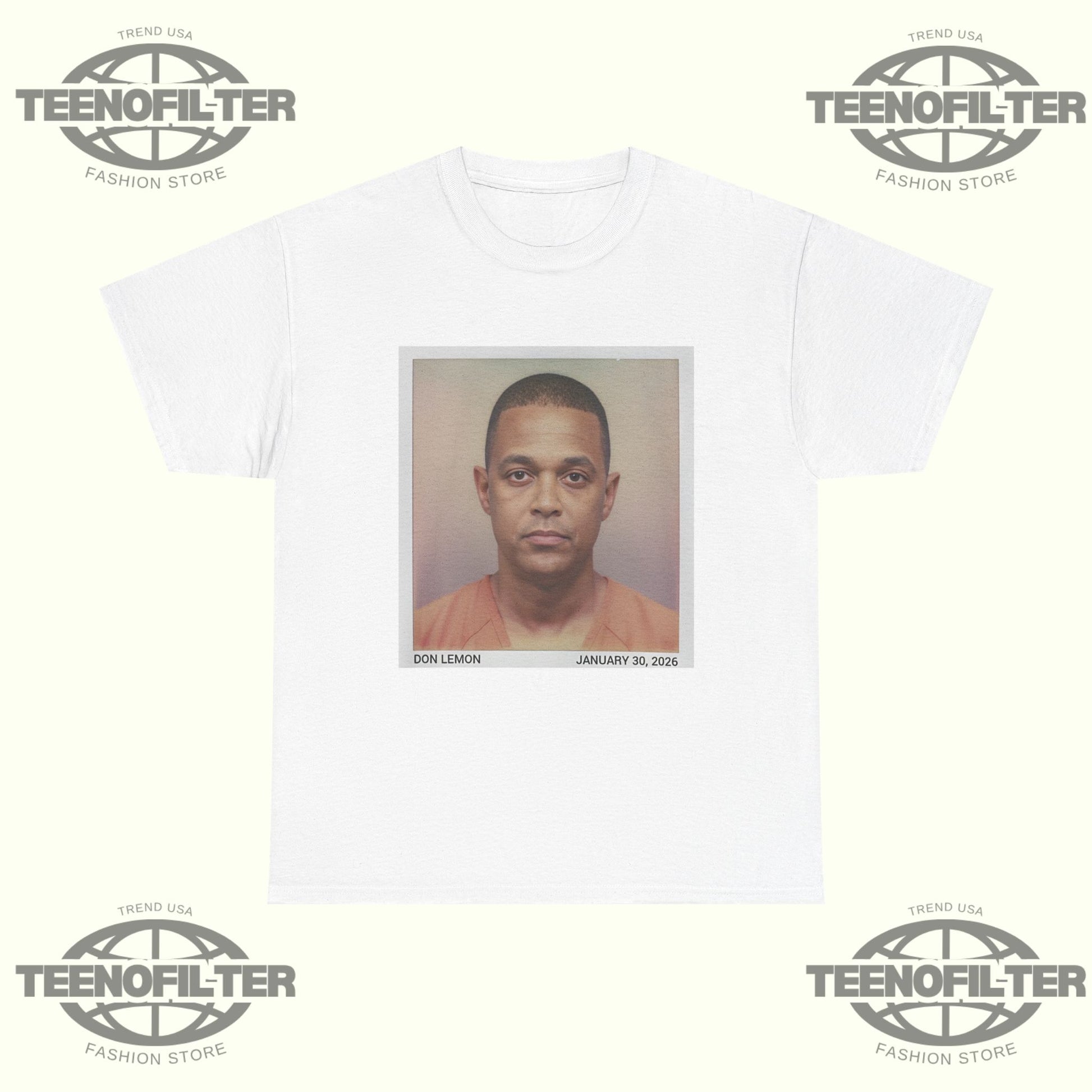 Don Lemon Mugshot Energy T-shirt - Tee No Filter