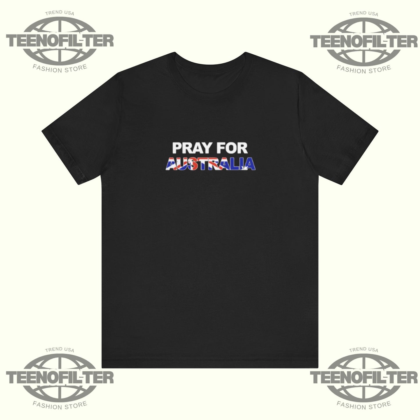 Pray For Australia T-Shirt Printify