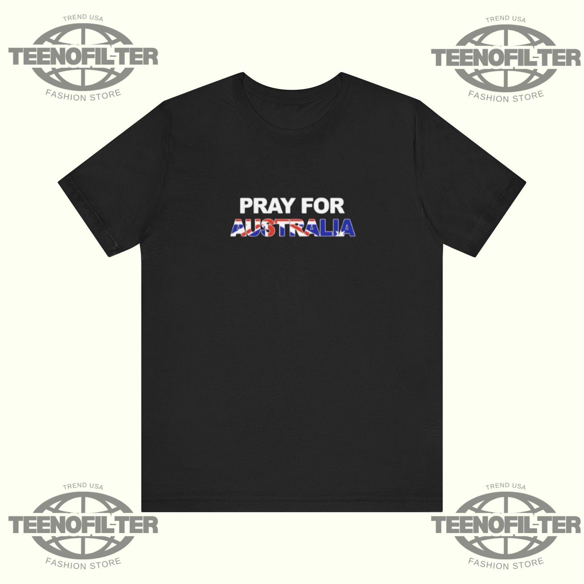 Pray For Australia T-Shirt Printify