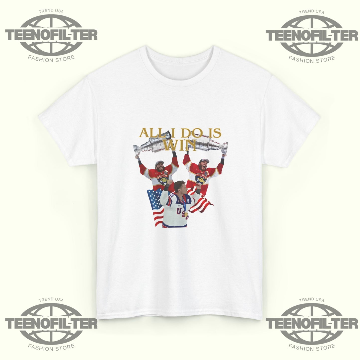Matthew Tkachuk All I Do Is Win t-shirt - Tee No Filter