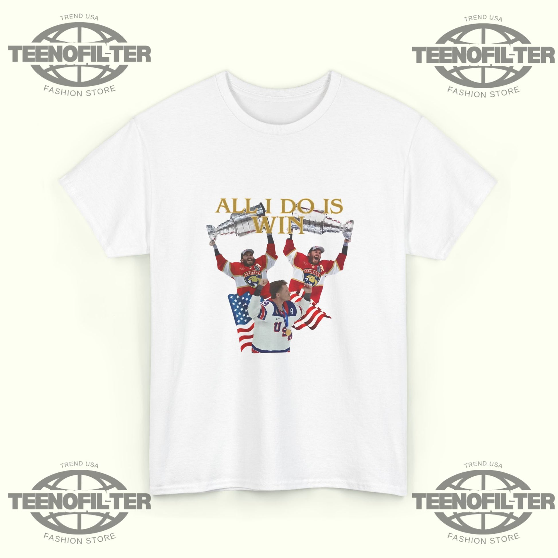 Matthew Tkachuk All I Do Is Win t-shirt - Tee No Filter