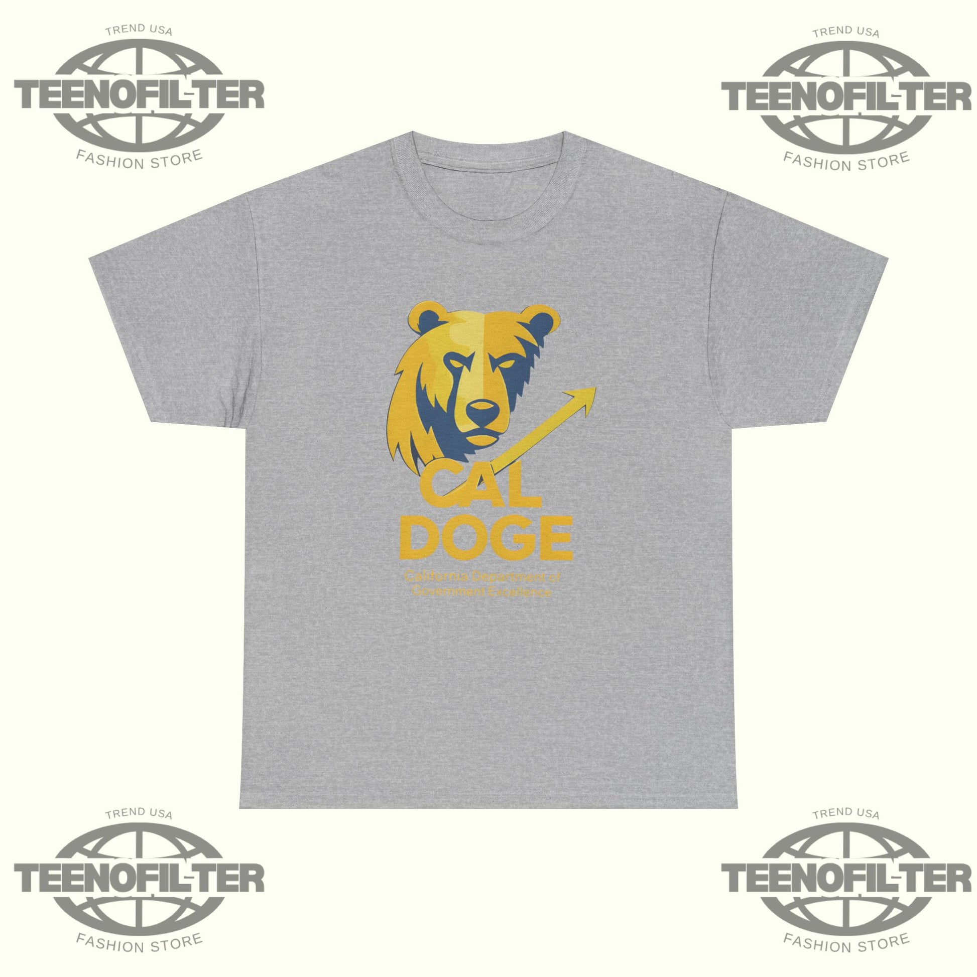 Doge California Department of Government Efficiency T-shirt - Tee No Filter