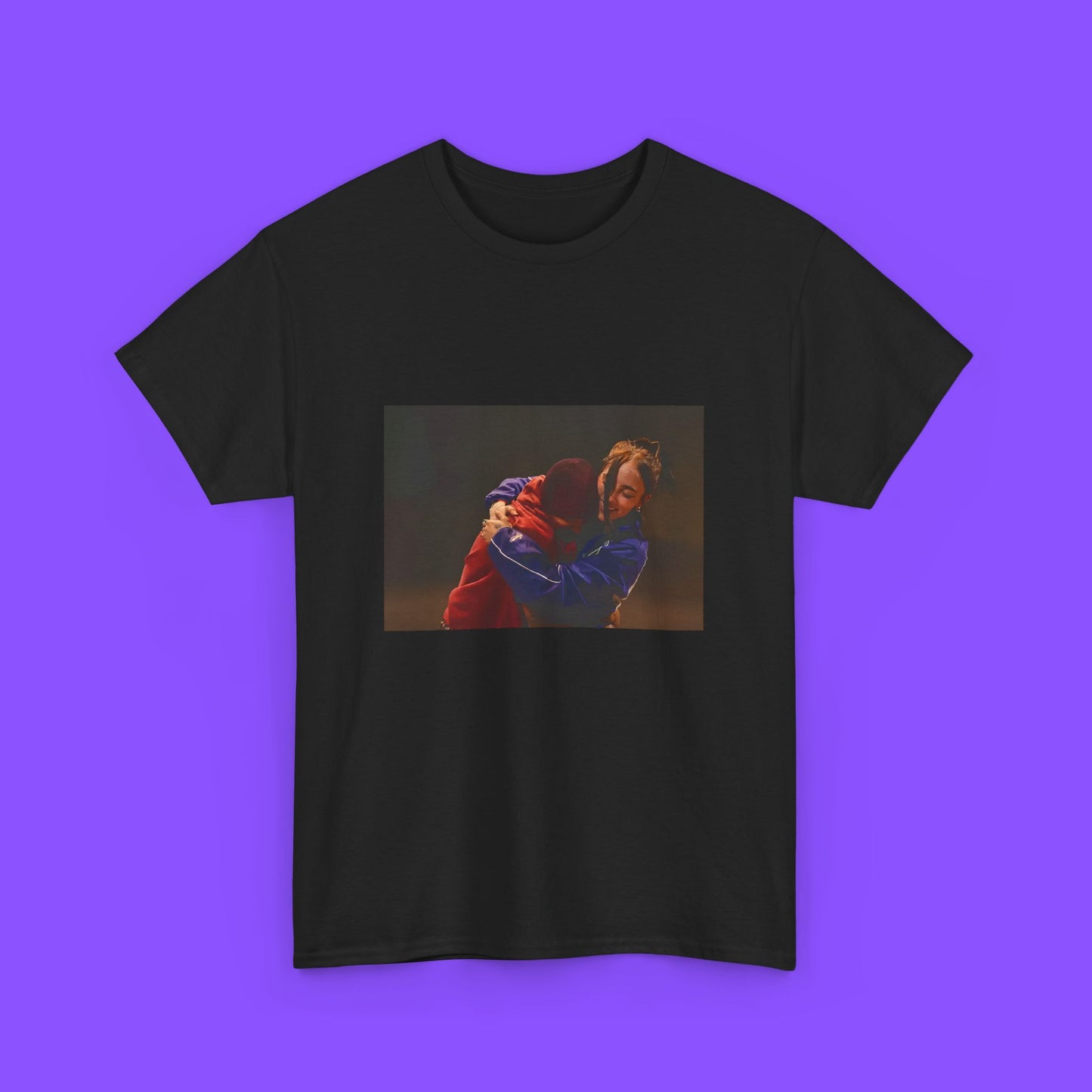 Billie Eilish Justin Bieber Huge Shirt