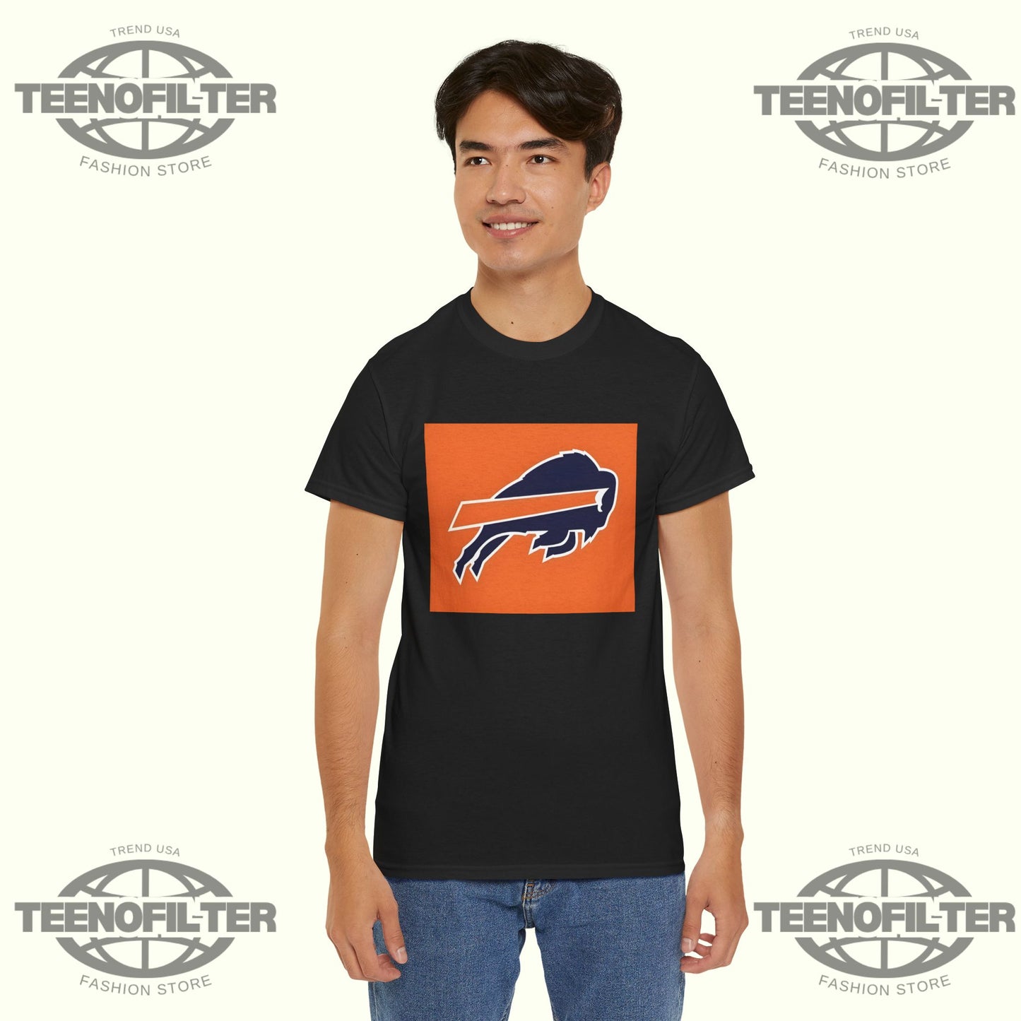 Official Buffalo Bills x Cleveland Browns Logo T-Shirt - Tee No Filter