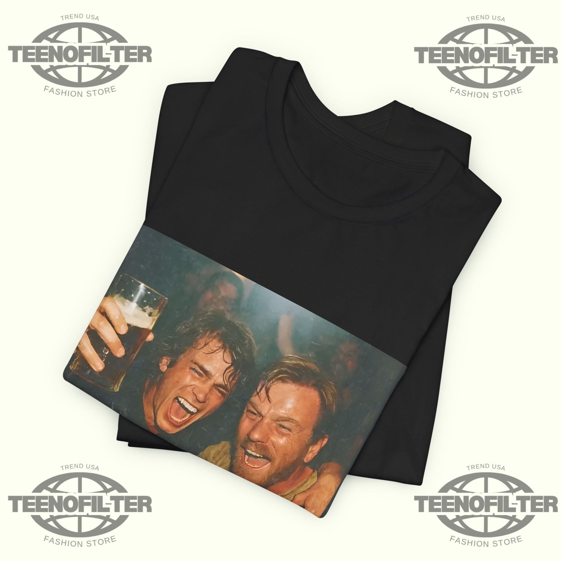 Anakin Skywalker and Obi-Wan Kenobi T-shirt Printify