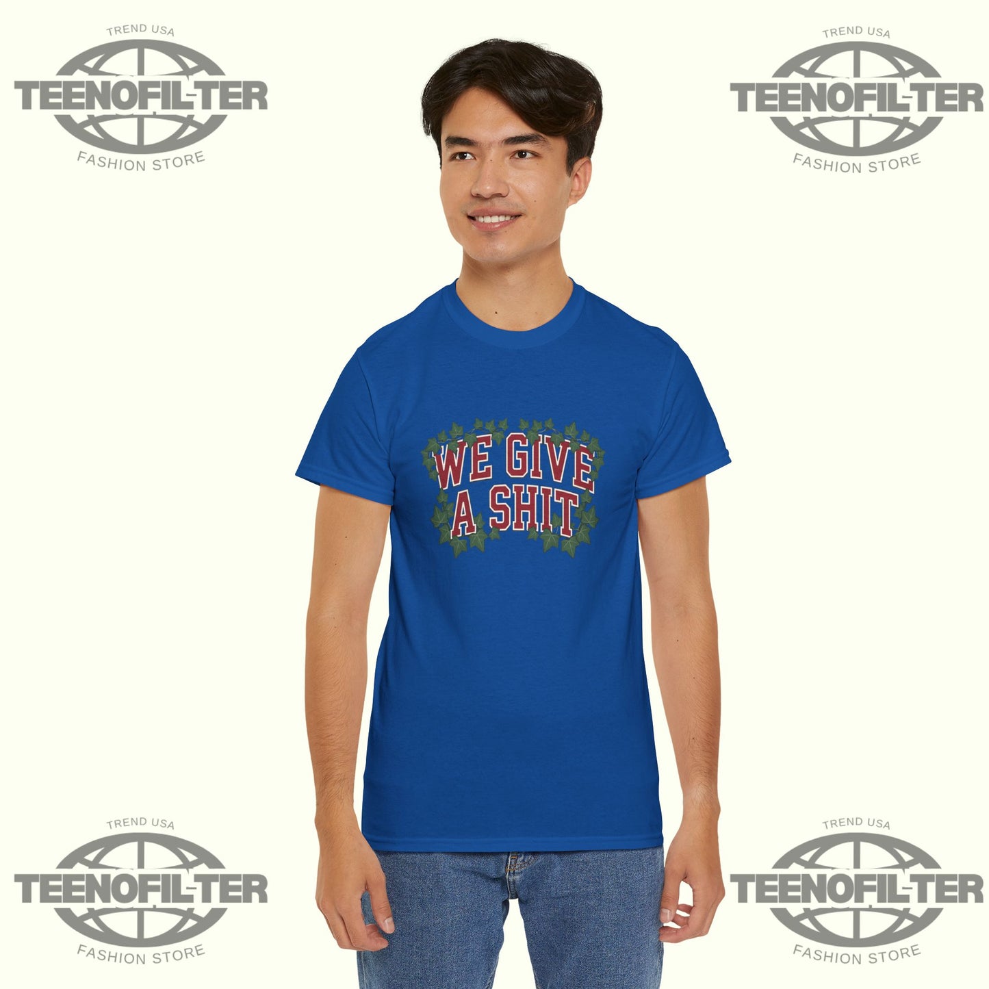 We Give A Shit – Chicago Royal Blue Faithful Baseball Tribute T-Shirt - Tee No Filter
