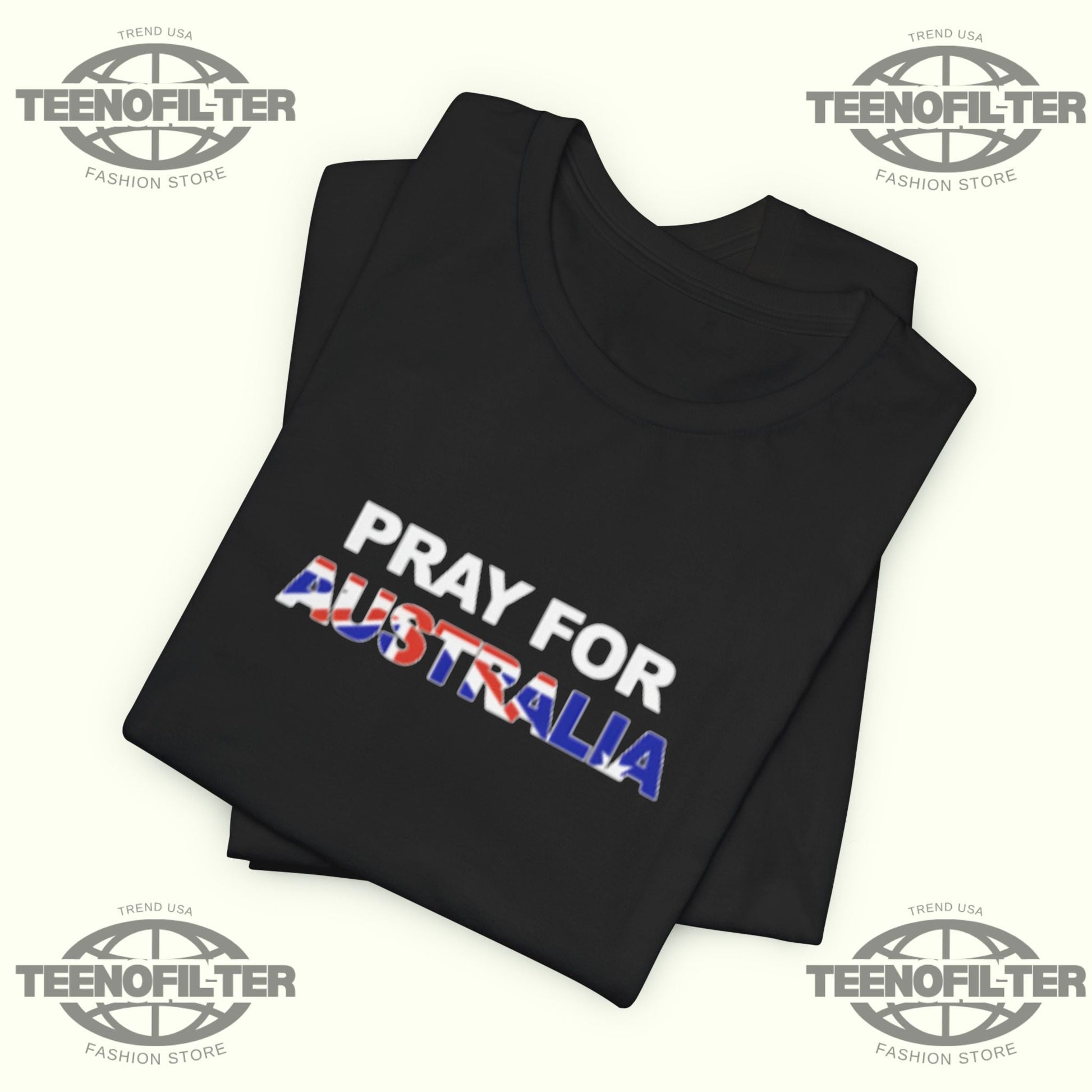 Pray For Australia T-Shirt Printify
