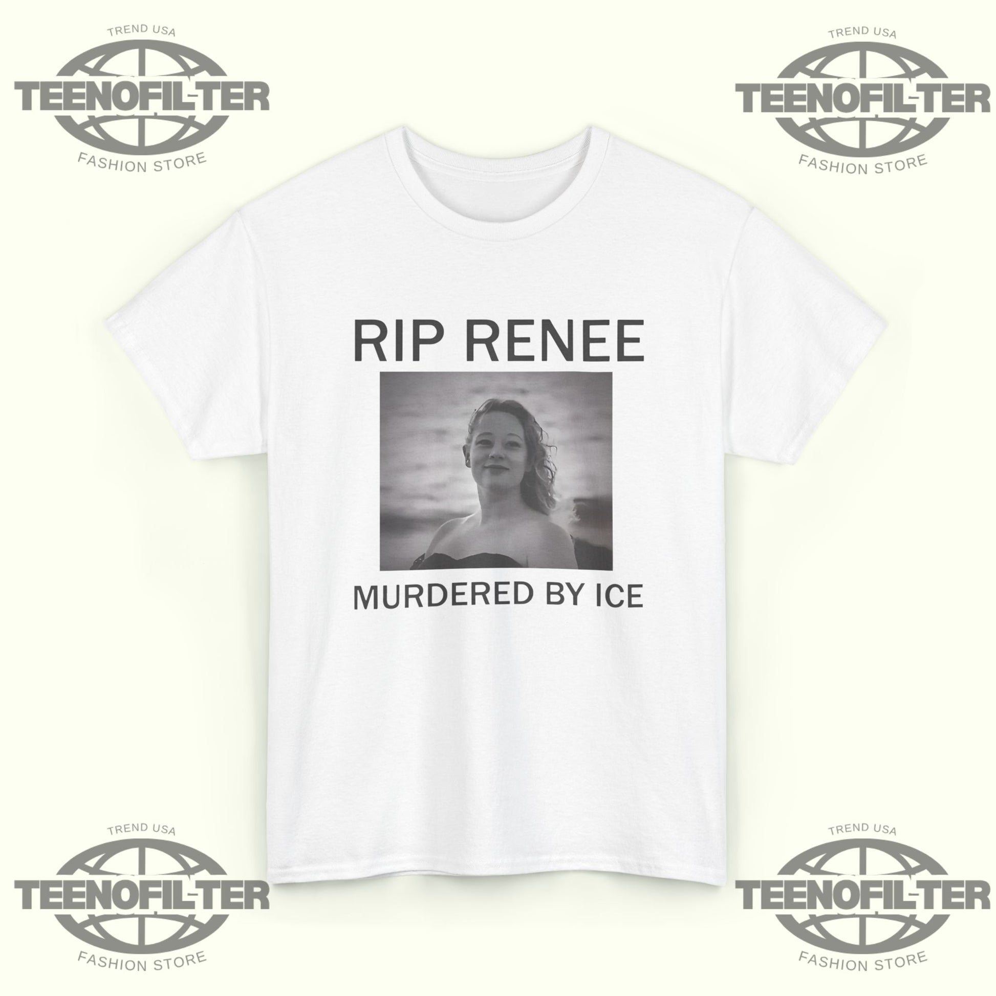 RIP Renee Nicole Good T-Shirt — Remember Her Life Honoring a Mother Murdered by ICE in Minneapolis - Tee No Filter