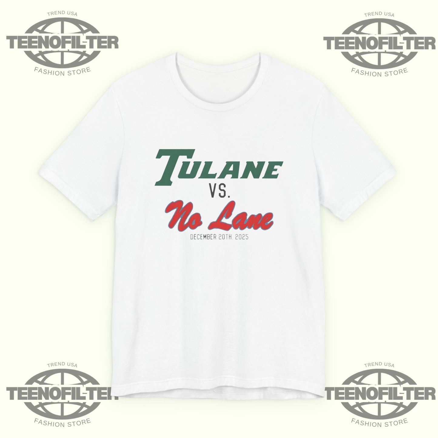 Tulane vs No Laine T-Shirt Printify