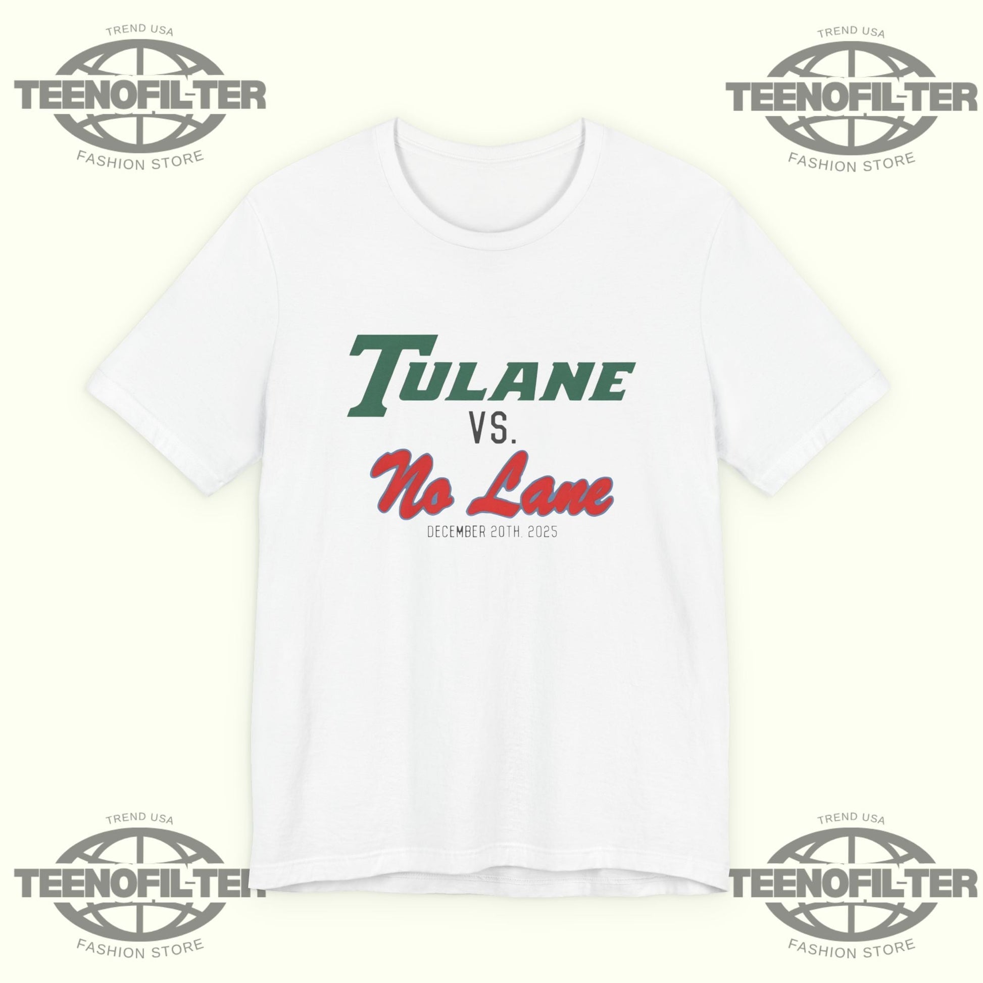 Tulane vs No Laine T-Shirt Printify