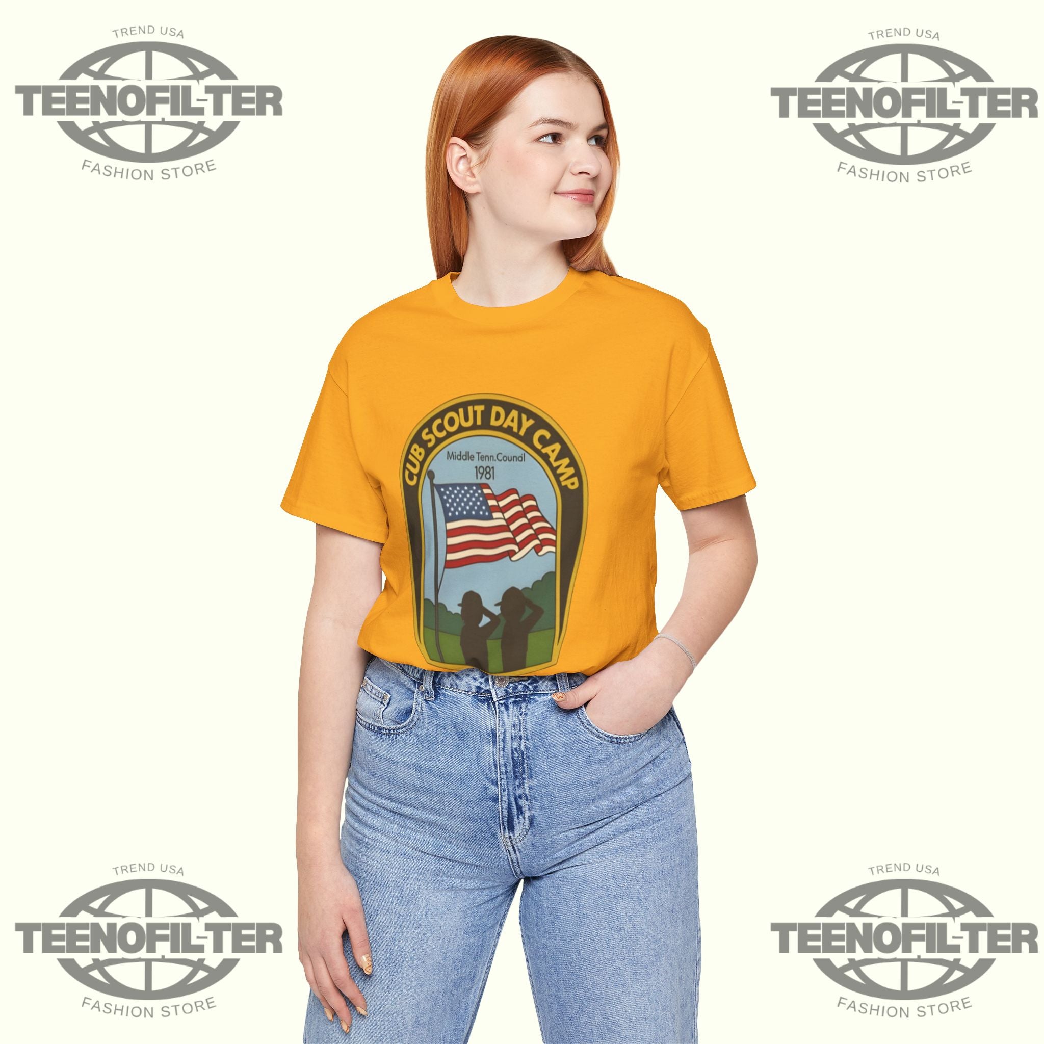 Cub Scout Day Camp Middle Tenn. Council 1981 T-Shirt