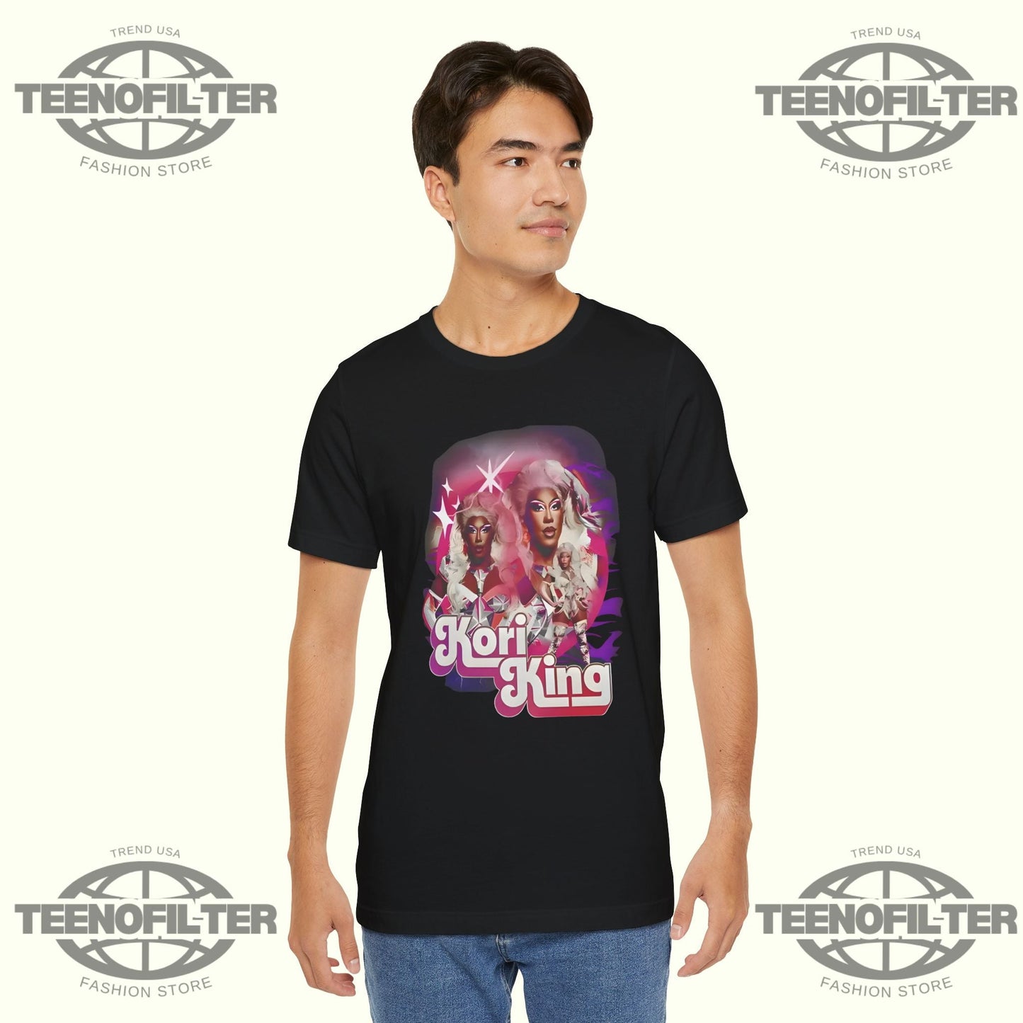 Kori King Collage T-Shirt Printify