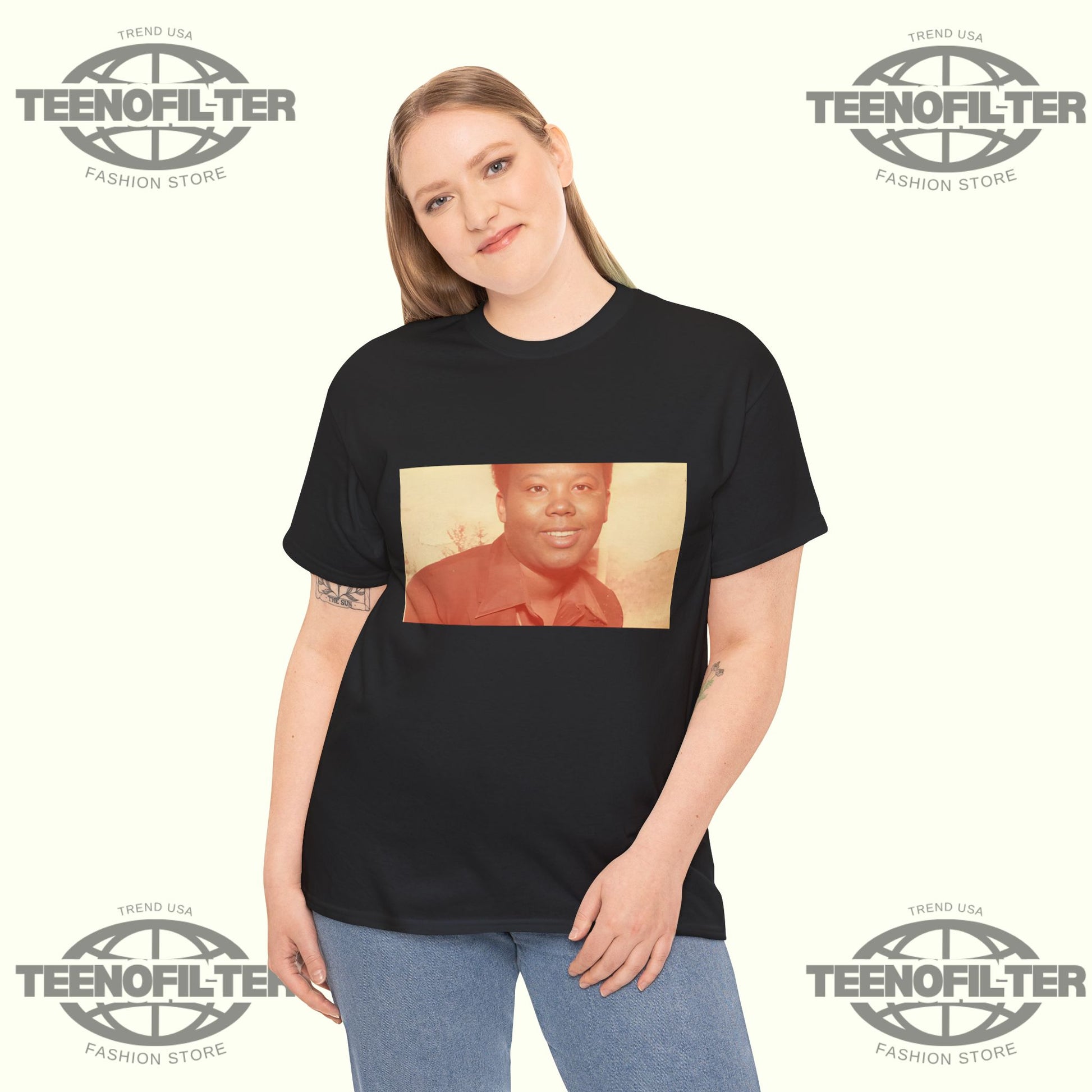 50 Cent Mom T-Shirt – Sabrina Jackson Sepia Portrait Tribute Tee Inspired by Sayless Buzz - Tee No Filter