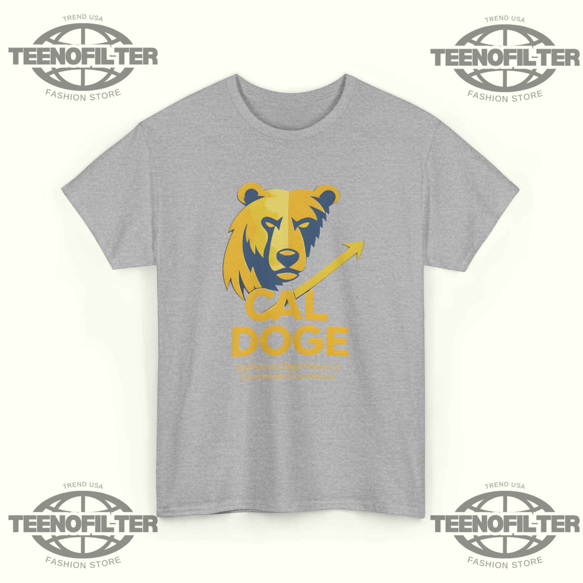 Doge California Department of Government Efficiency T-shirt - Tee No Filter