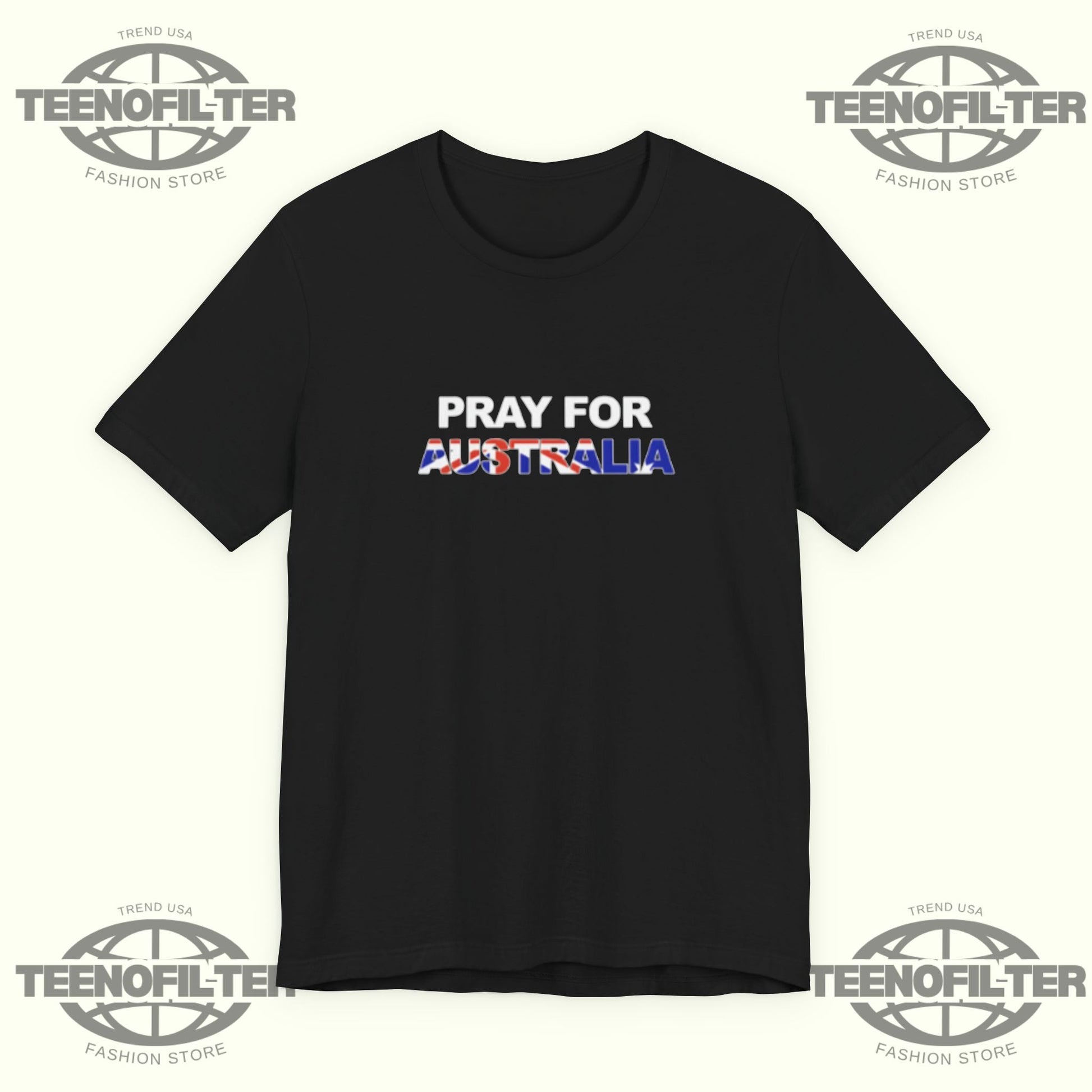 Pray For Australia T-Shirt Printify