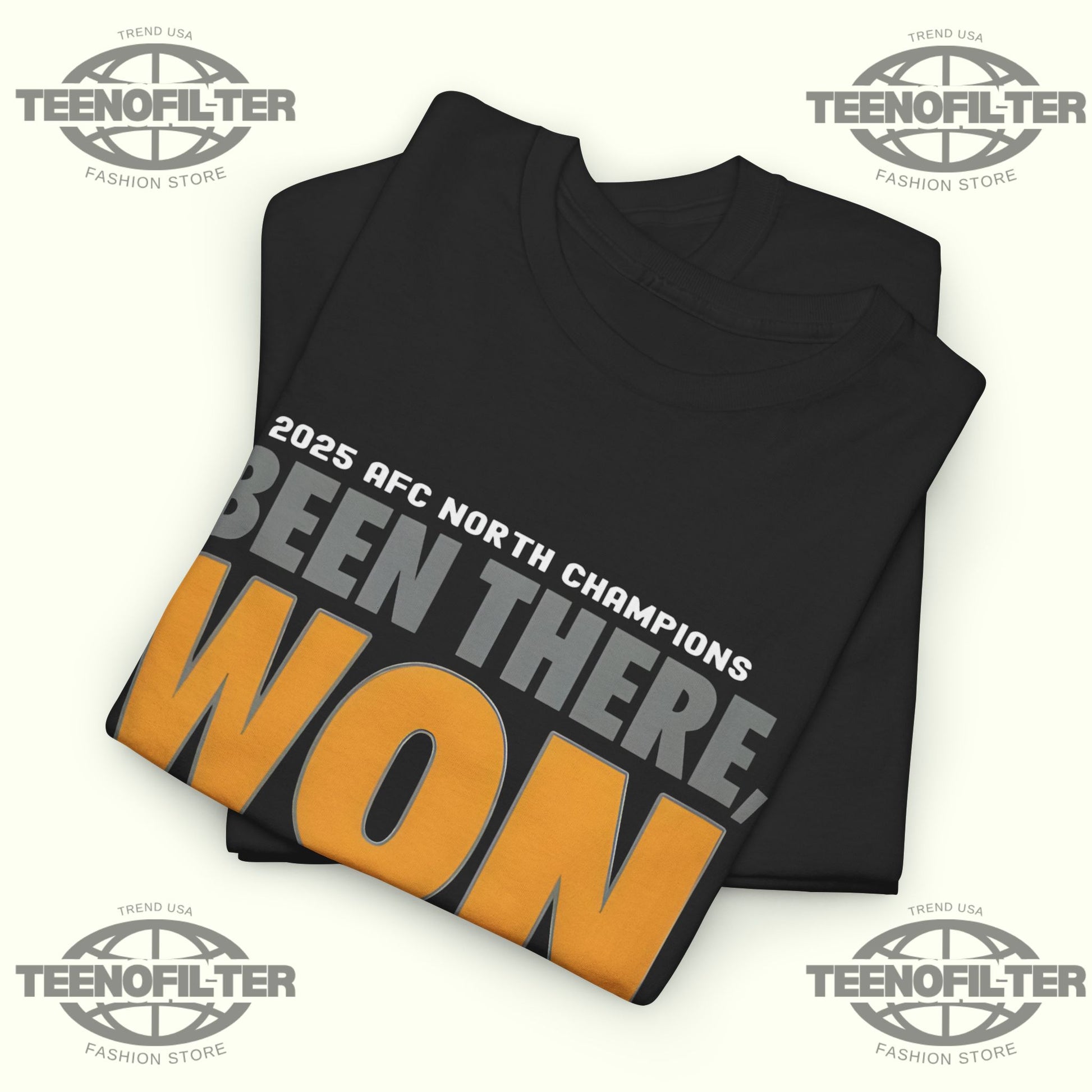 Pittsburgh Steelers Been There Won That T-Shirt - The Ultimate AFC North Statement Piece - Tee No Filter