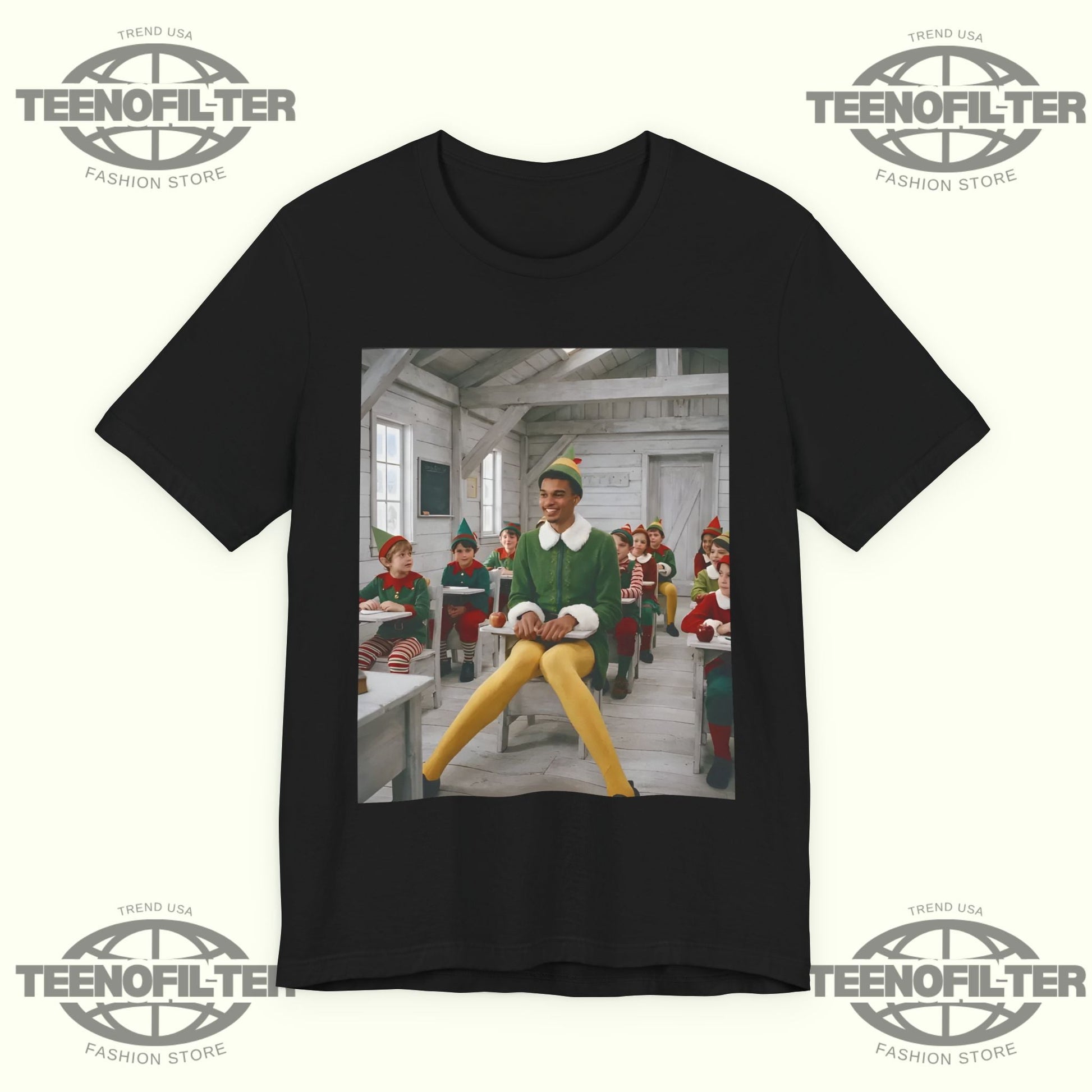 San Antonio Spurs Victor Wembanyama Elf T-Shirt Printify