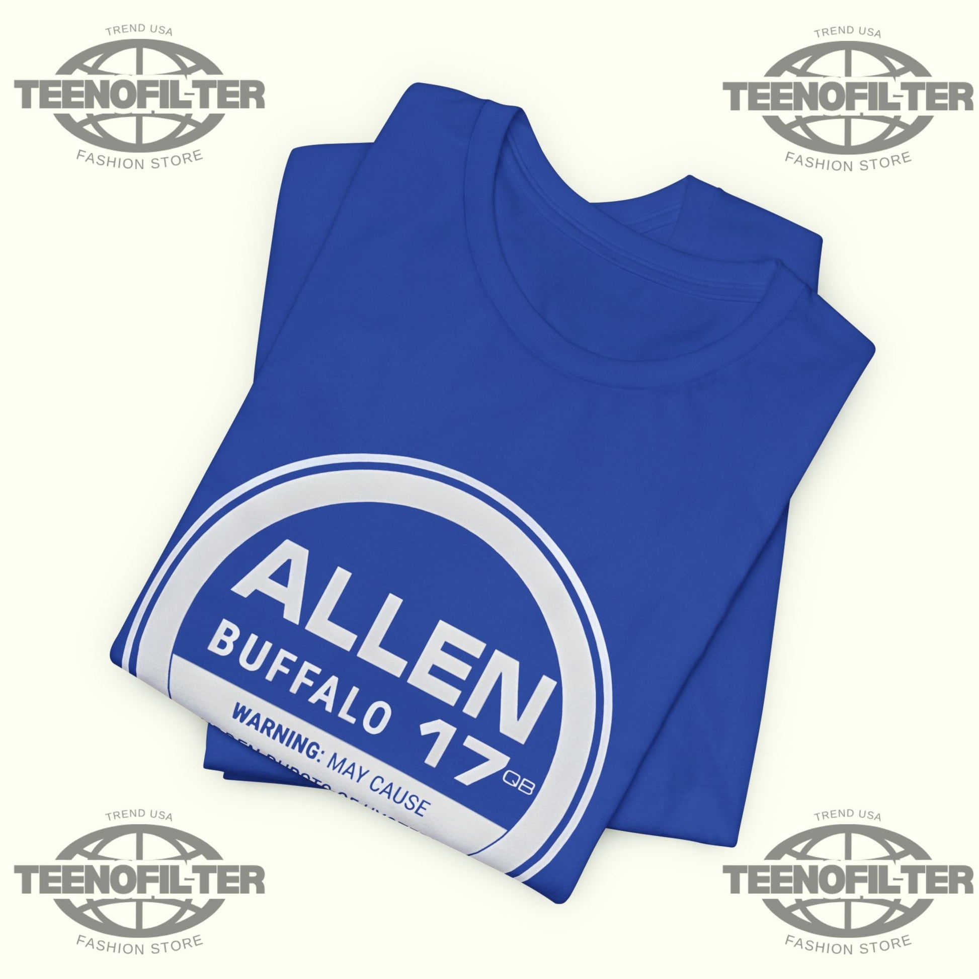 Buffalo Bills Allen 17 Hysteria And Pure Joy T-Shirt Printify