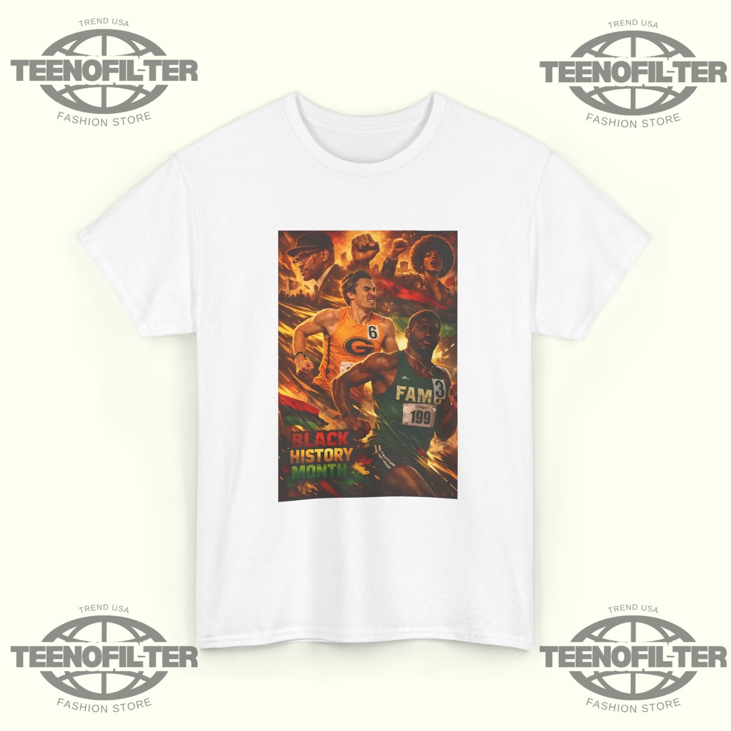 Black History Month SWAC Legacy Showdown T-Shirt – Grambling State vs Florida A&M Track & Field Tribute - Tee No Filter