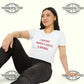 I Support Women's Rights And Wrongs Crop Top Printify