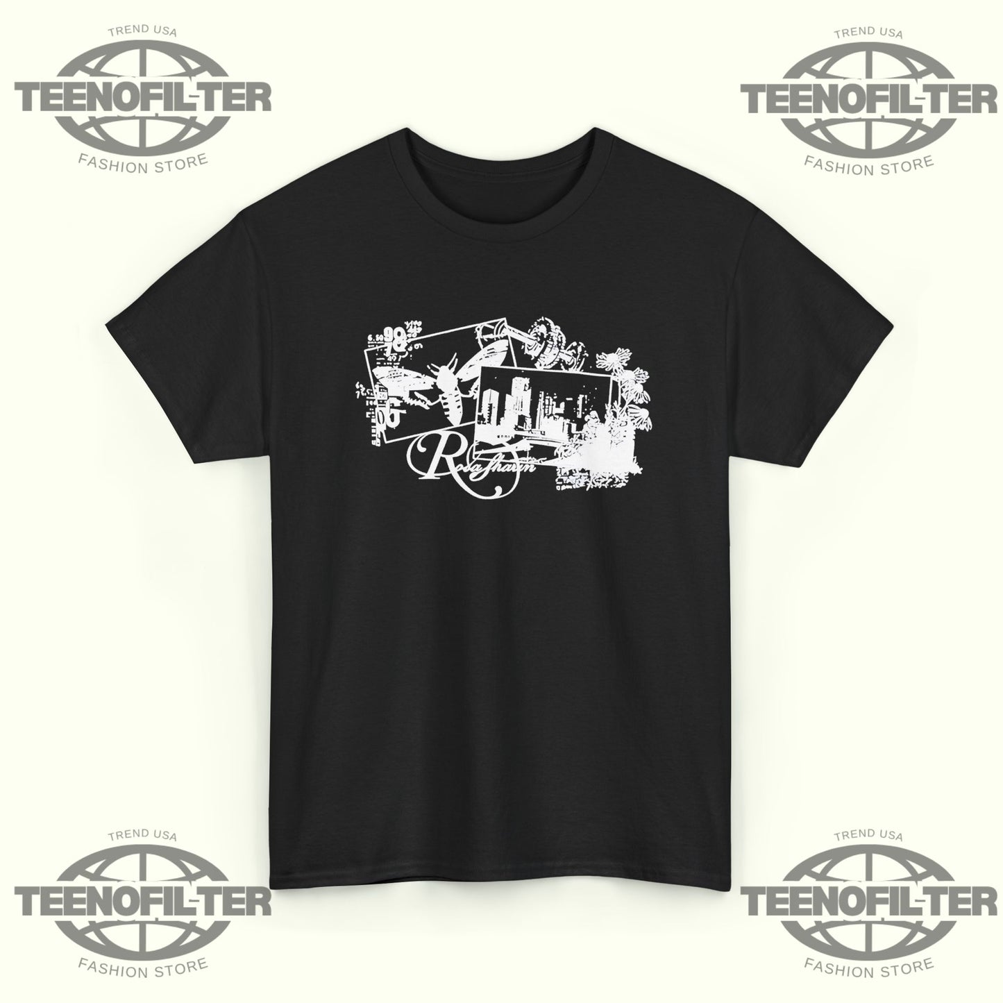 Rosasharin Collage T-Shirt - Tee No Filter
