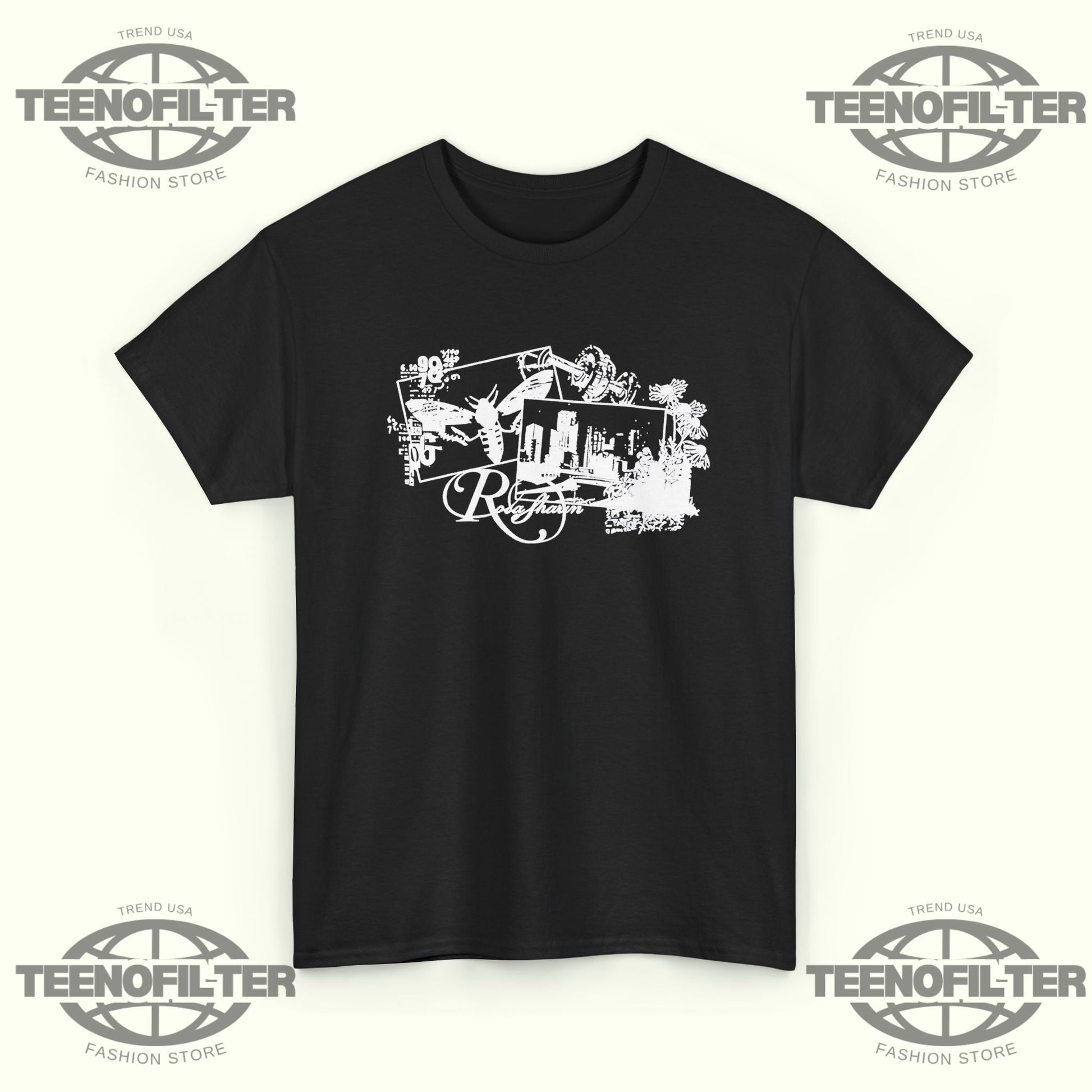 Rosasharin Collage T-Shirt - Tee No Filter