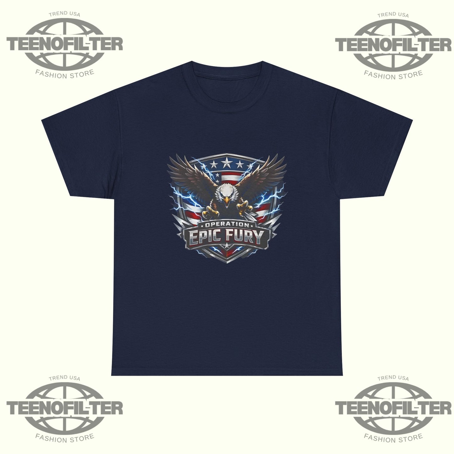 Operation Epic Fury T-Shirt – Bold Conflict-Inspired Statement Graphic Tee - Tee No Filter