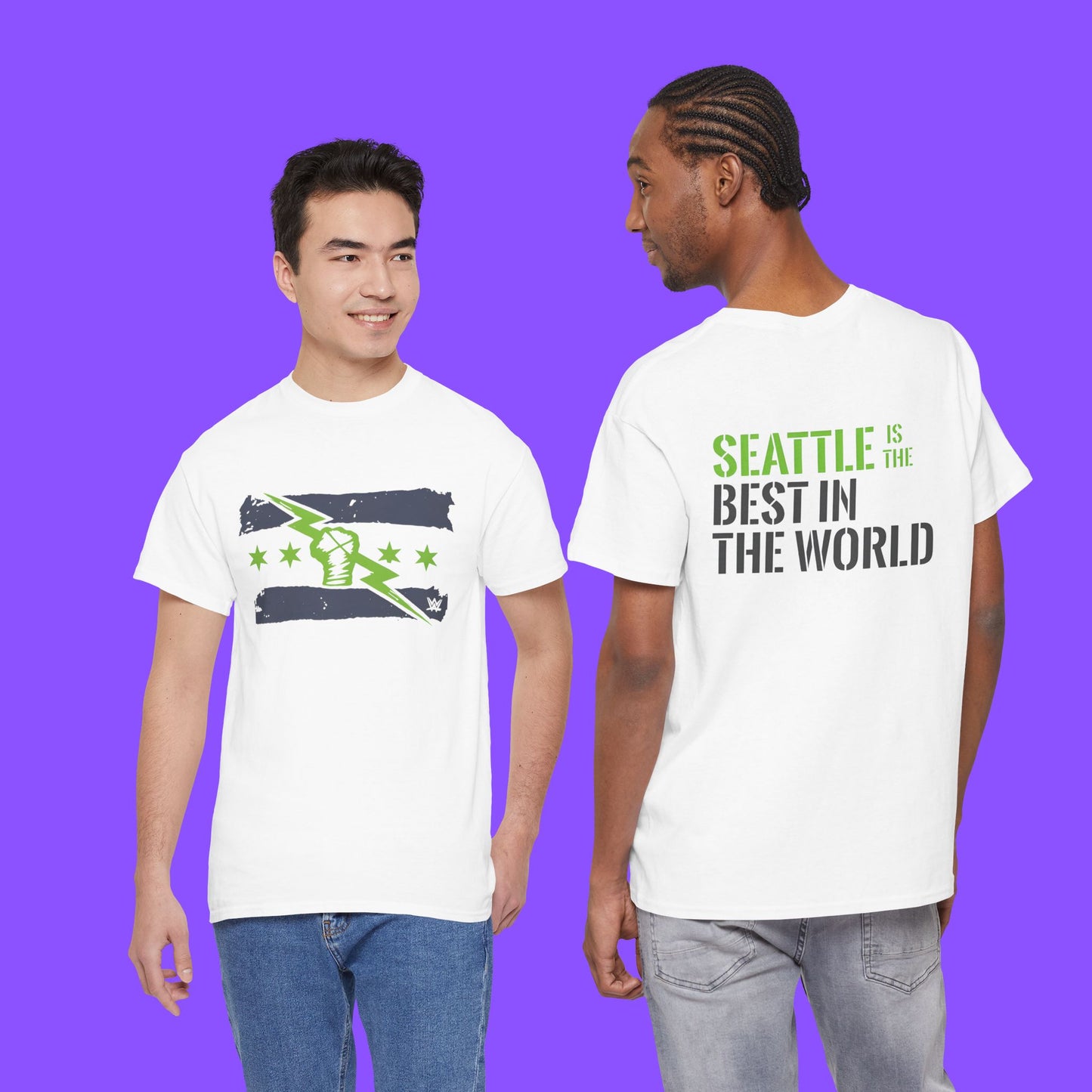 Seattle Is the Best in the World T-Shirt – Emerald City Wrestling Inspired Graphic Tee for Proud Seattle Fans - Tee No Filter
