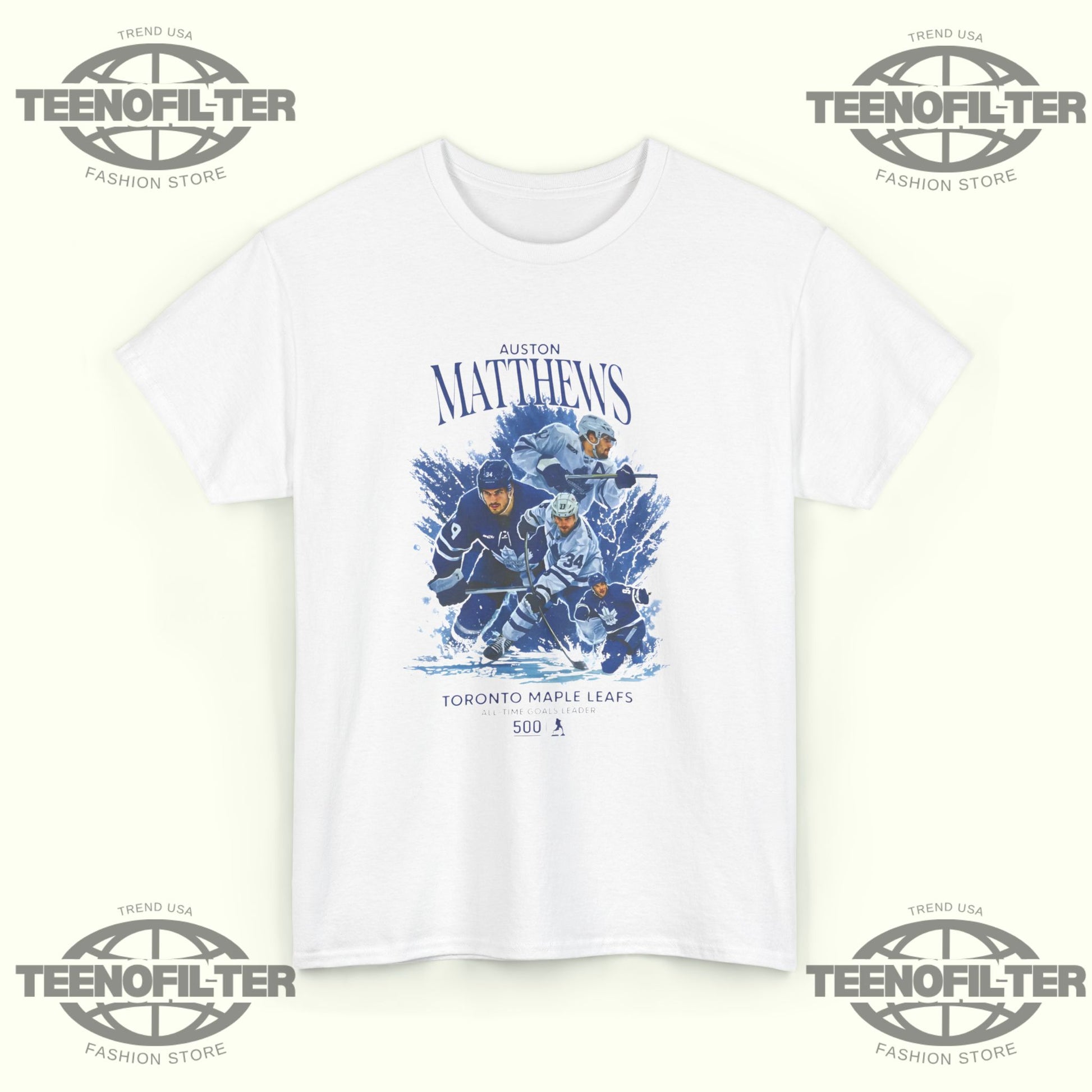 Auston Matthews Toronto Maple Leafs T-Shirt - Tee No Filter