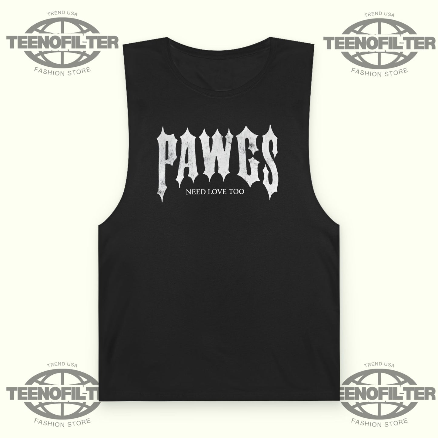 Pawgs Need Love Too Tank – Viral Damson Idris Inspired Tee Celebrating Confidence & Individuality - Tee No Filter