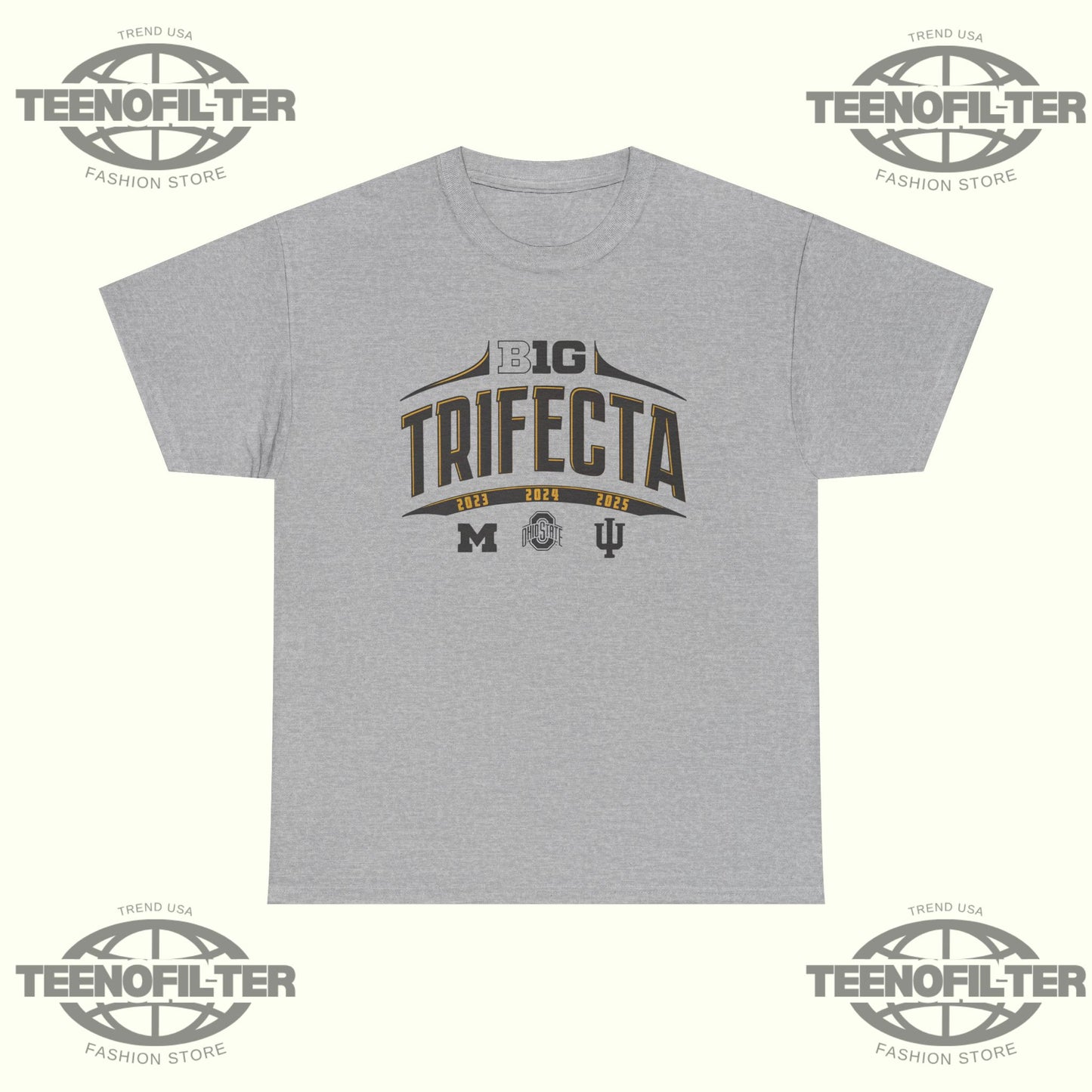 Big Ten Trifecta T-shirt - Tee No Filter