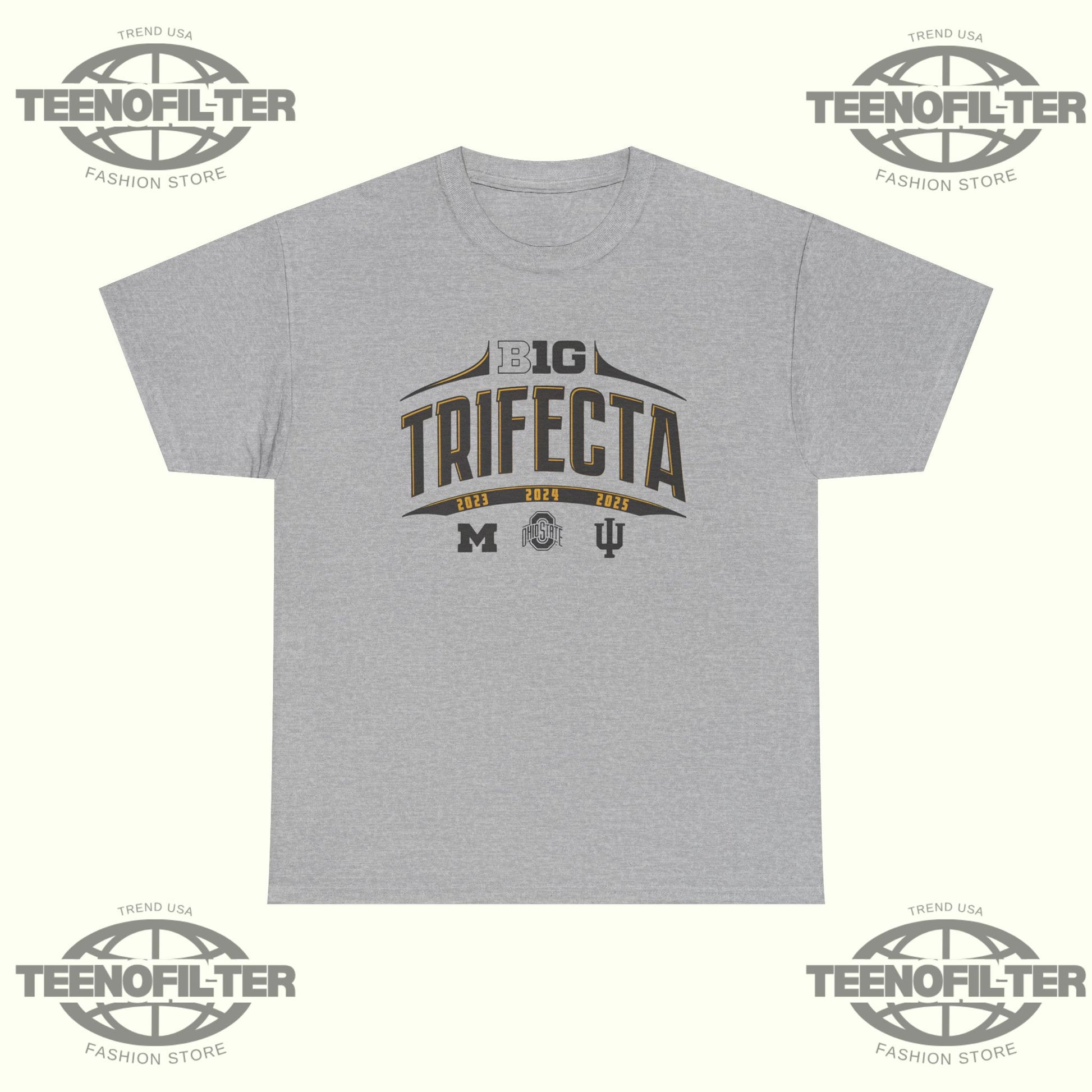 Big Ten Trifecta T-shirt - Tee No Filter