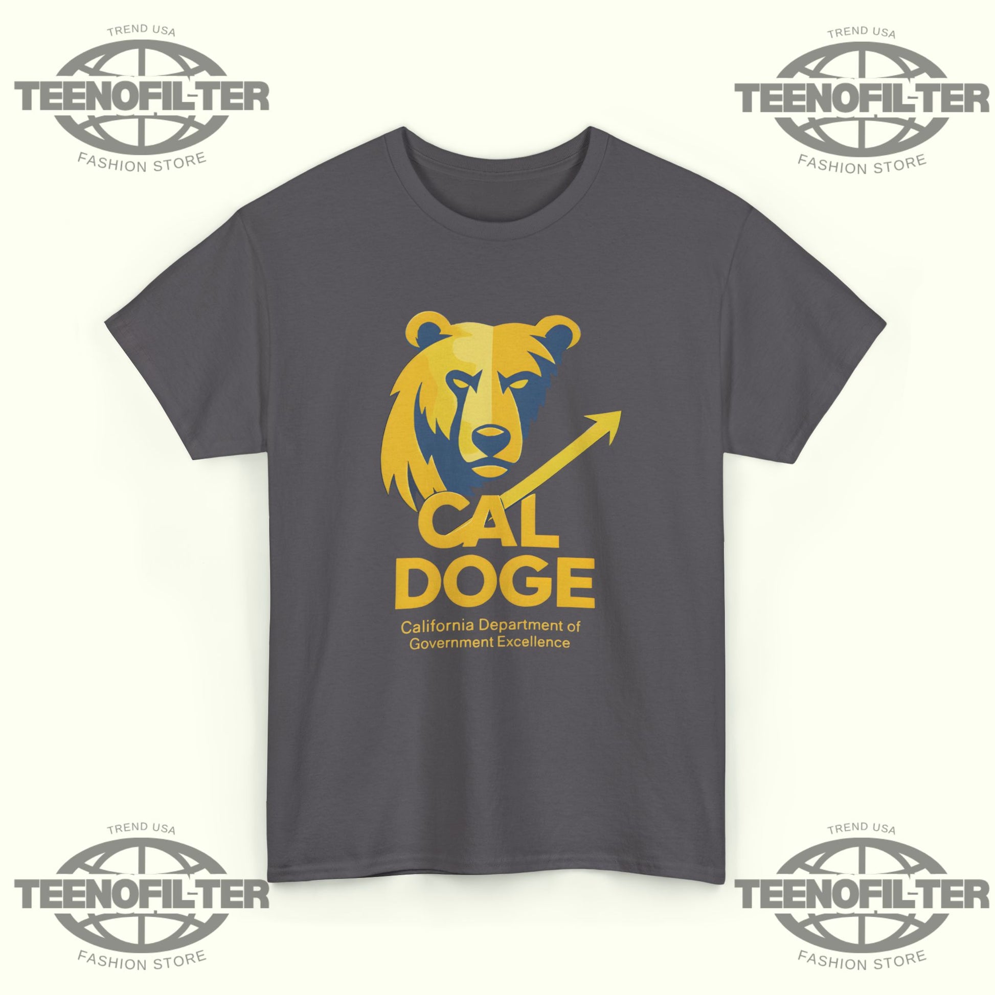 Doge California Department of Government Efficiency T-shirt - Tee No Filter