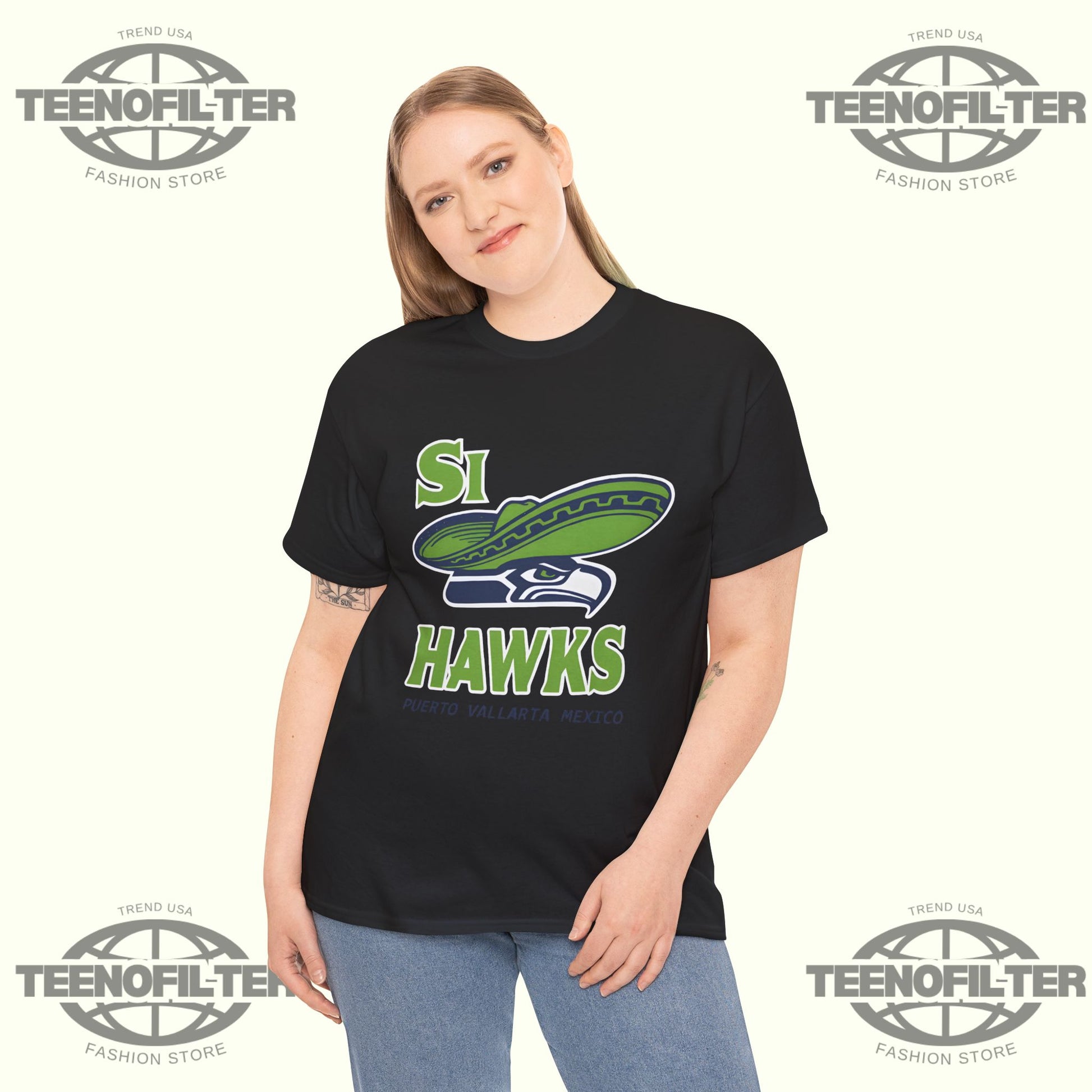Si Hawks Puerto Vallarta Mexico T-shirt - Tee No Filter
