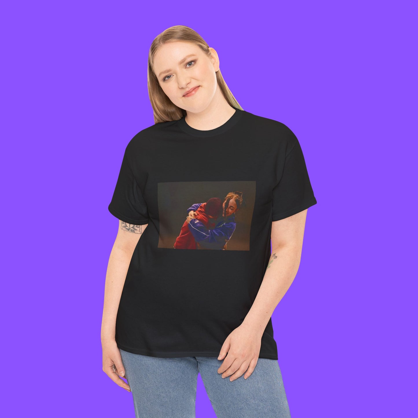 Billie Eilish Justin Bieber Huge Shirt