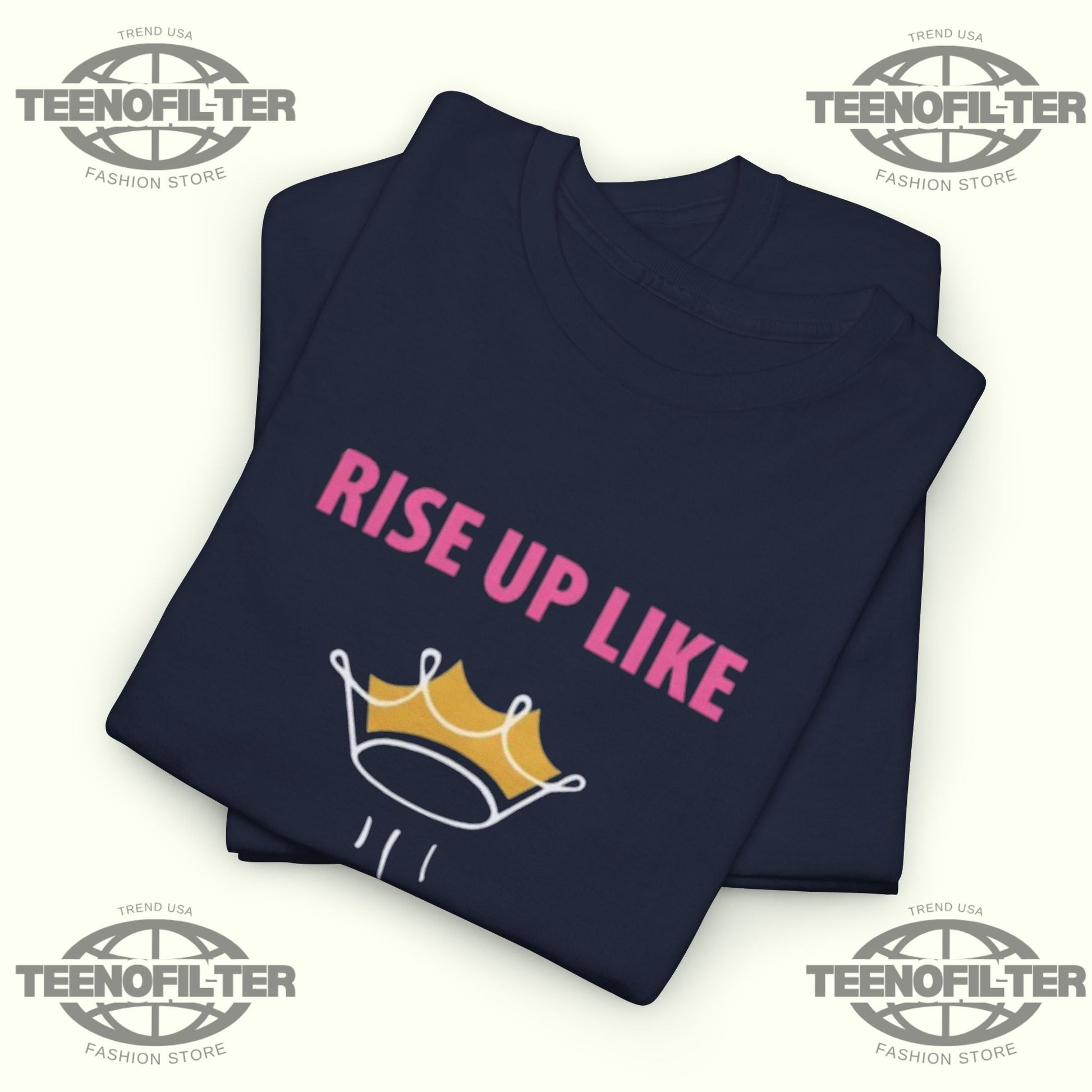 Rise Up Like Queen Esther T-Shirt – Inspirational Christian Faith Tee Printify