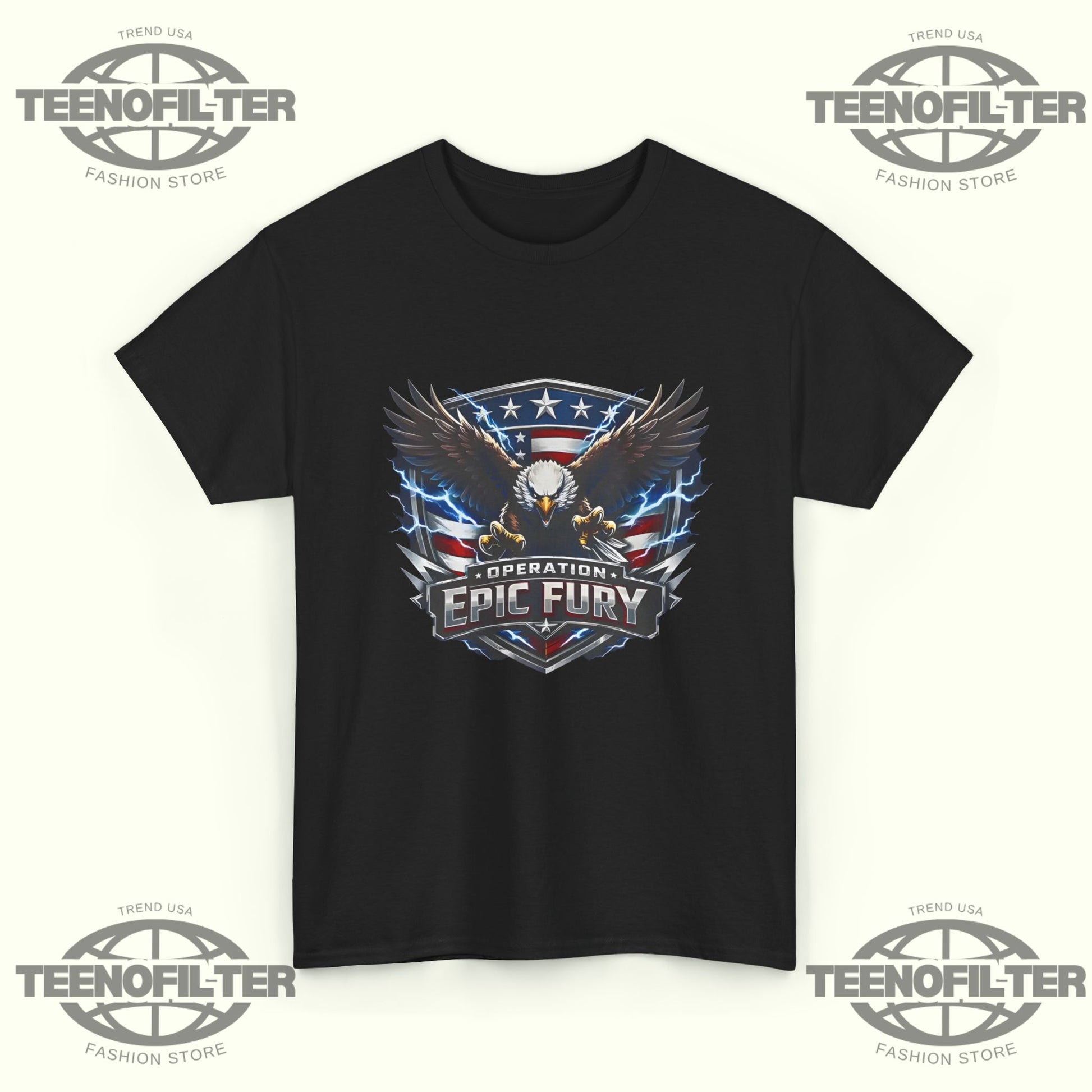 Operation Epic Fury T-Shirt – Bold Conflict-Inspired Statement Graphic Tee - Tee No Filter