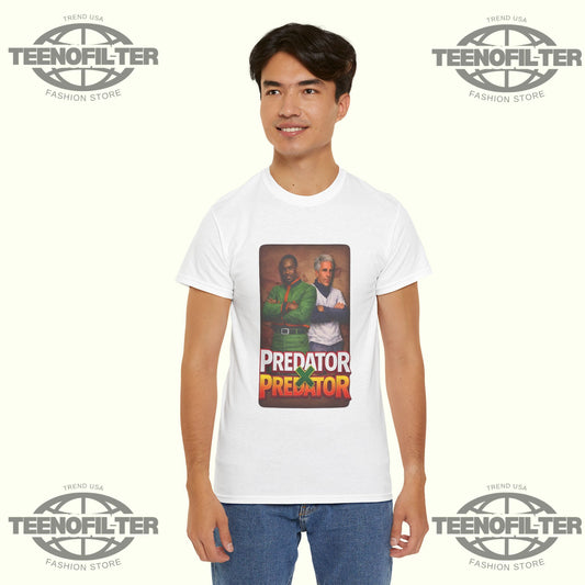 Epstein And Diddy Predator X Predator T-Shirt - Tee No Filter