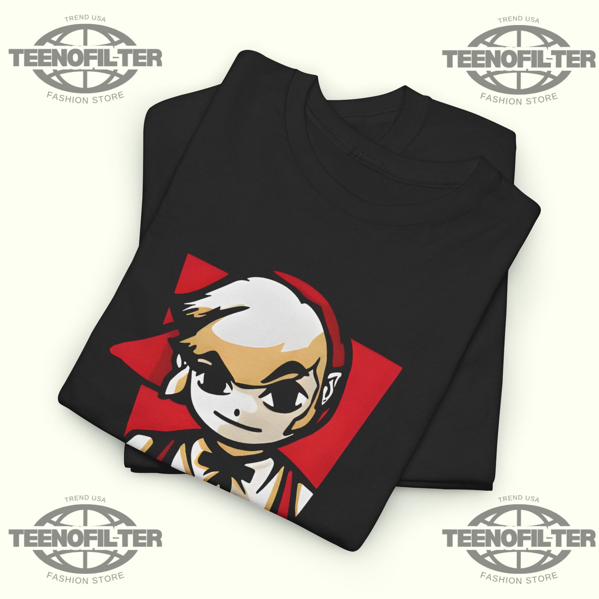 Funny Fried Village Chicken T-Shirt – Viral Gaming Parody Meme Tee with Fast-Food Style Design - Tee No Filter