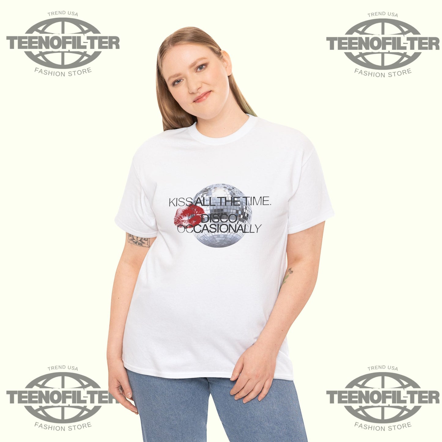 The Kiss All The Time Disco Occasionally T-shirt - Tee No Filter