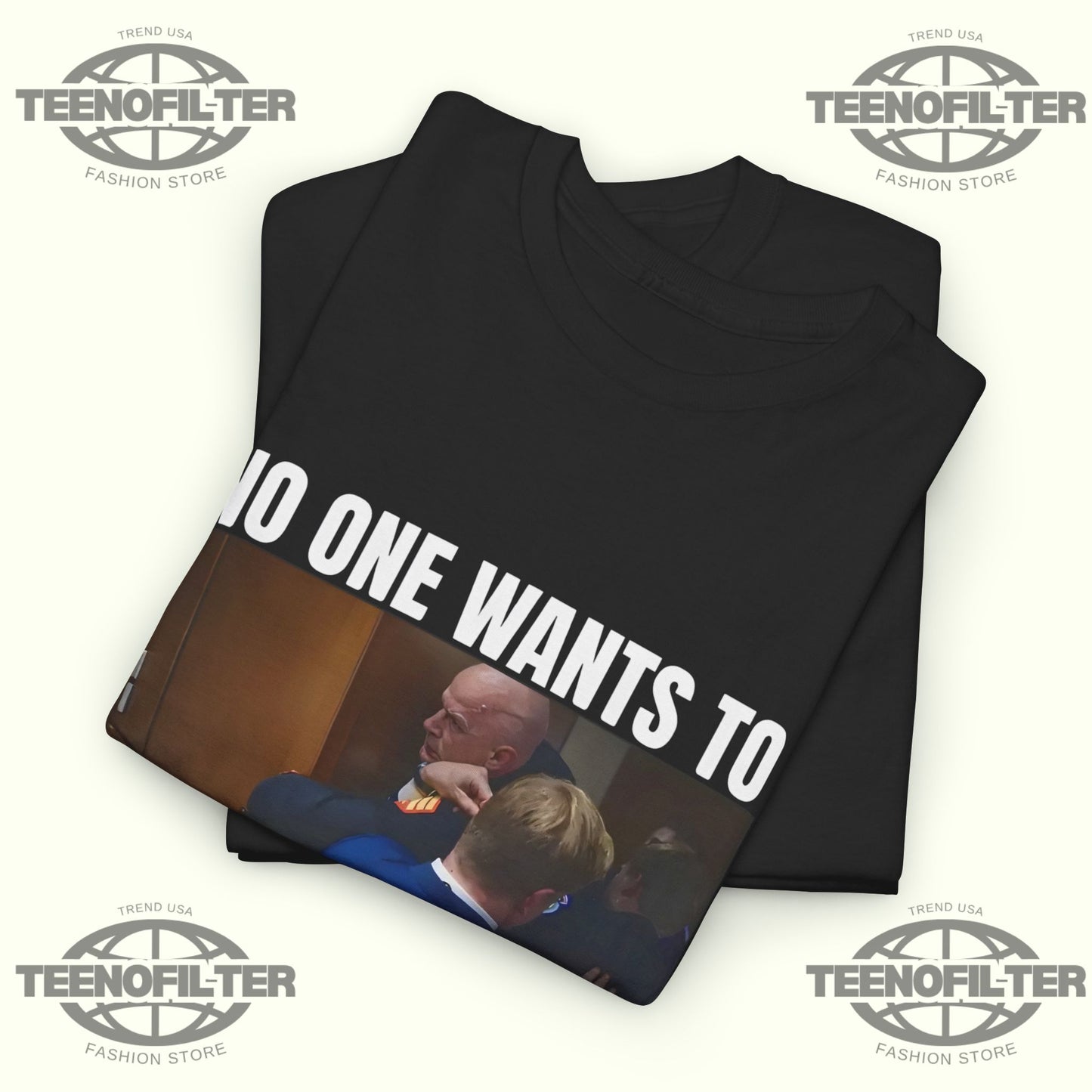 Brian McGinnis “No One Wants to Fight for Israel” Political Quote T-Shirt – Viral Statement Graphic Tee - Tee No Filter