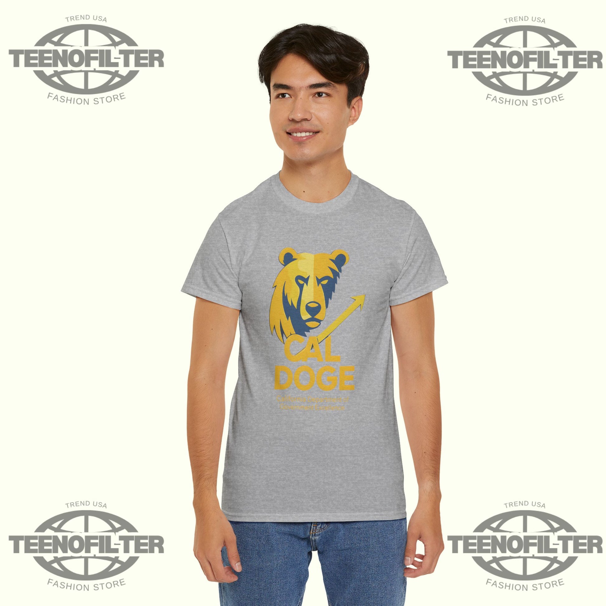 Doge California Department of Government Efficiency T-shirt - Tee No Filter