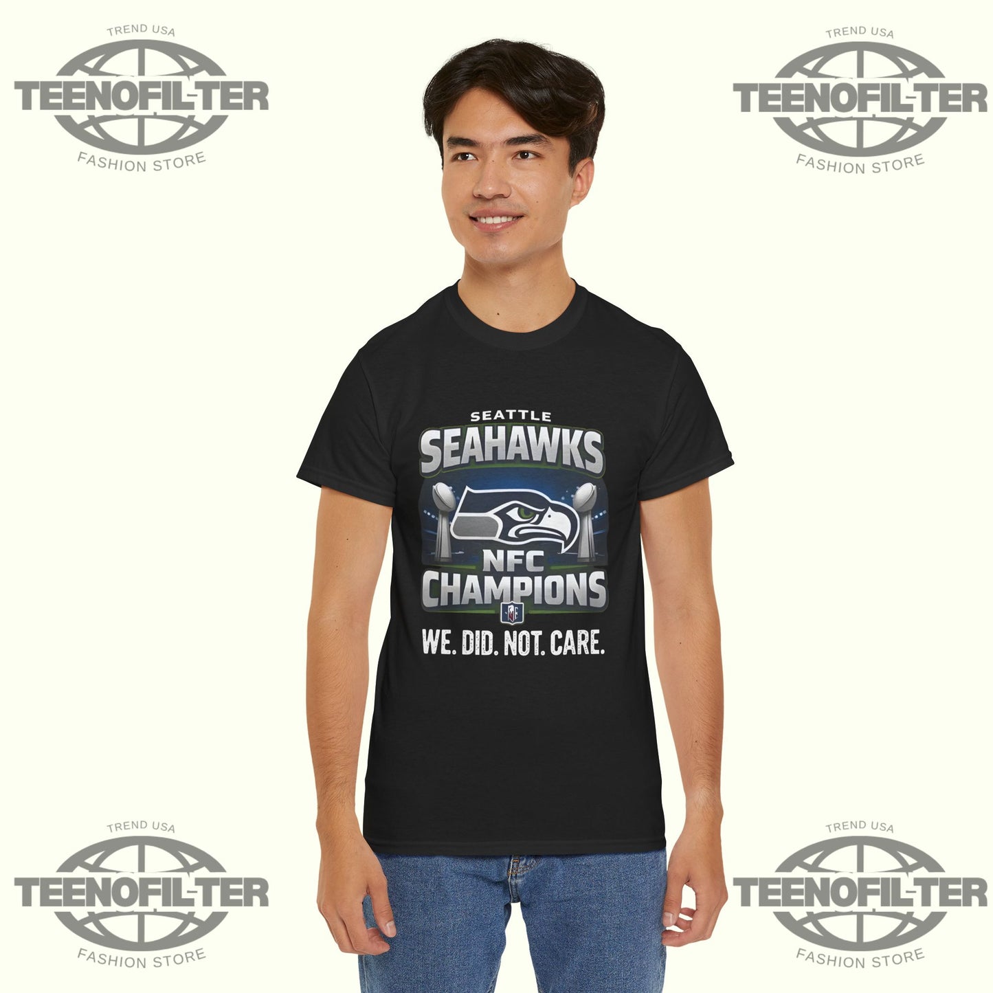 Seahawks We Did Not Care T-Shirt - Tee No Filter