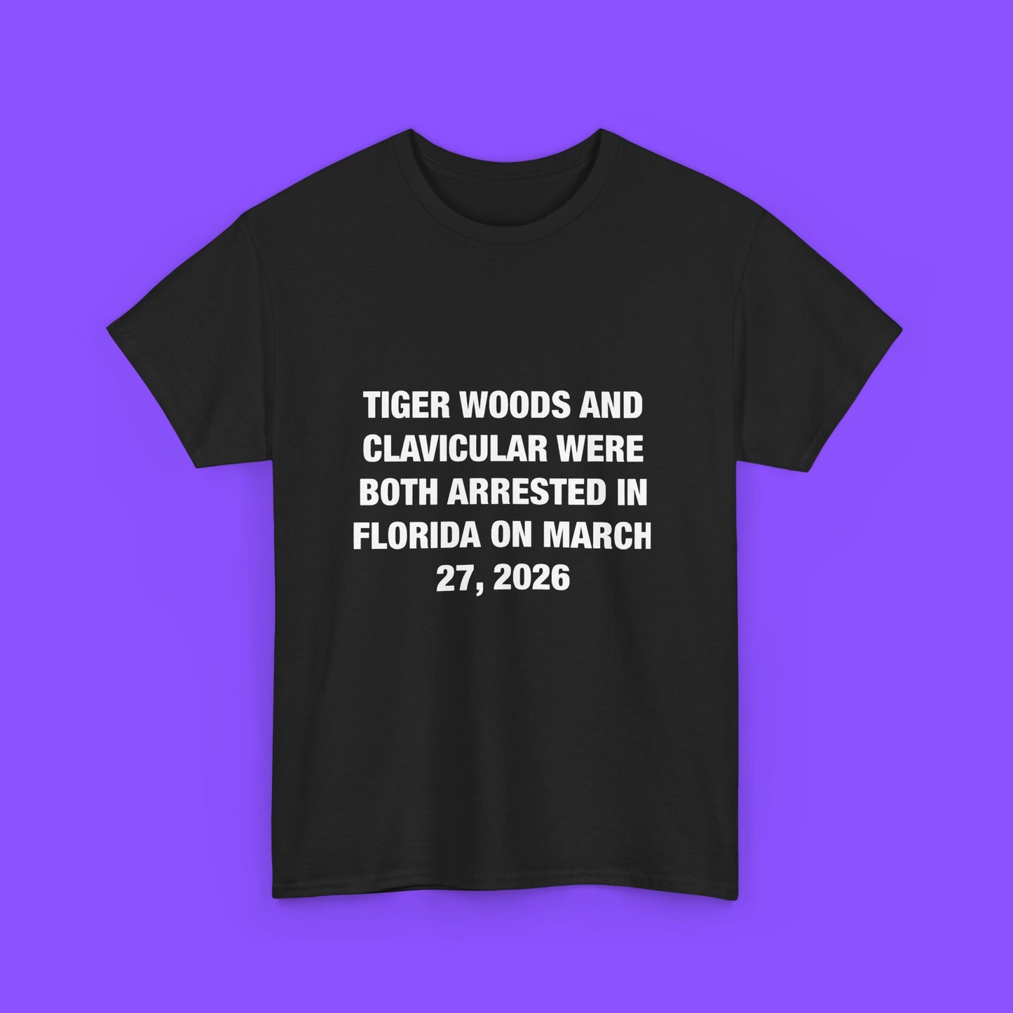 Tiger Woods And Clavicular Arrested Florida March 27 2026 Shirt